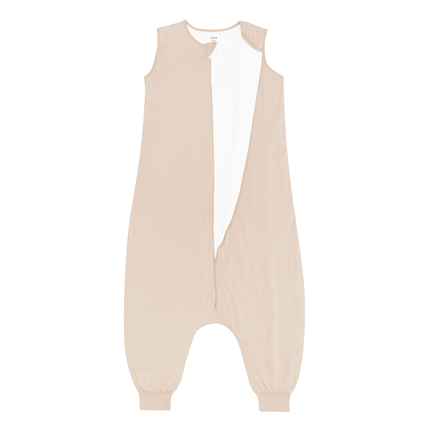 Adult Sleep Bag Walker in Bisque shown unzipped