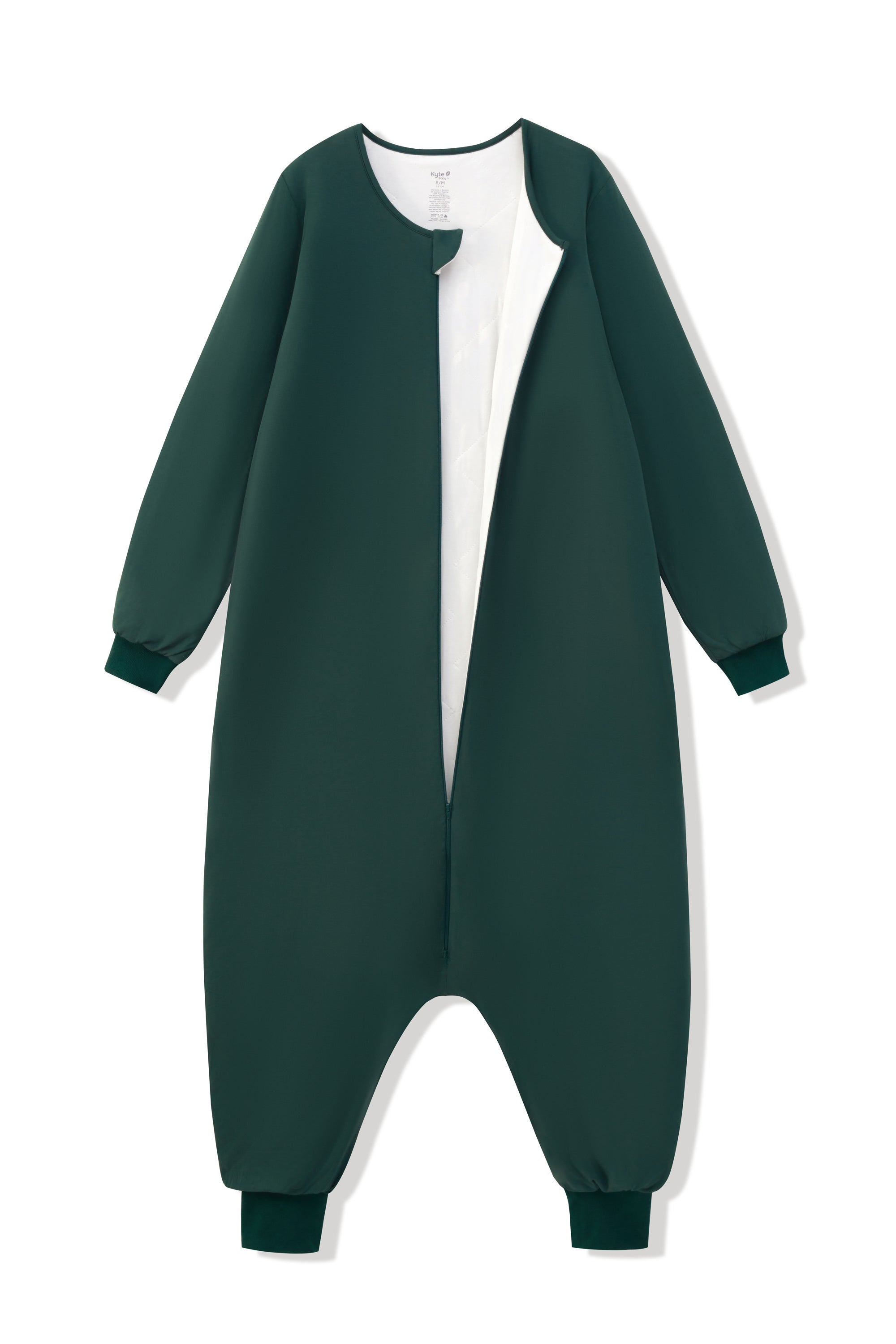 Long Sleeve Adult Sleep Bag Walker in Cypress color on a white background