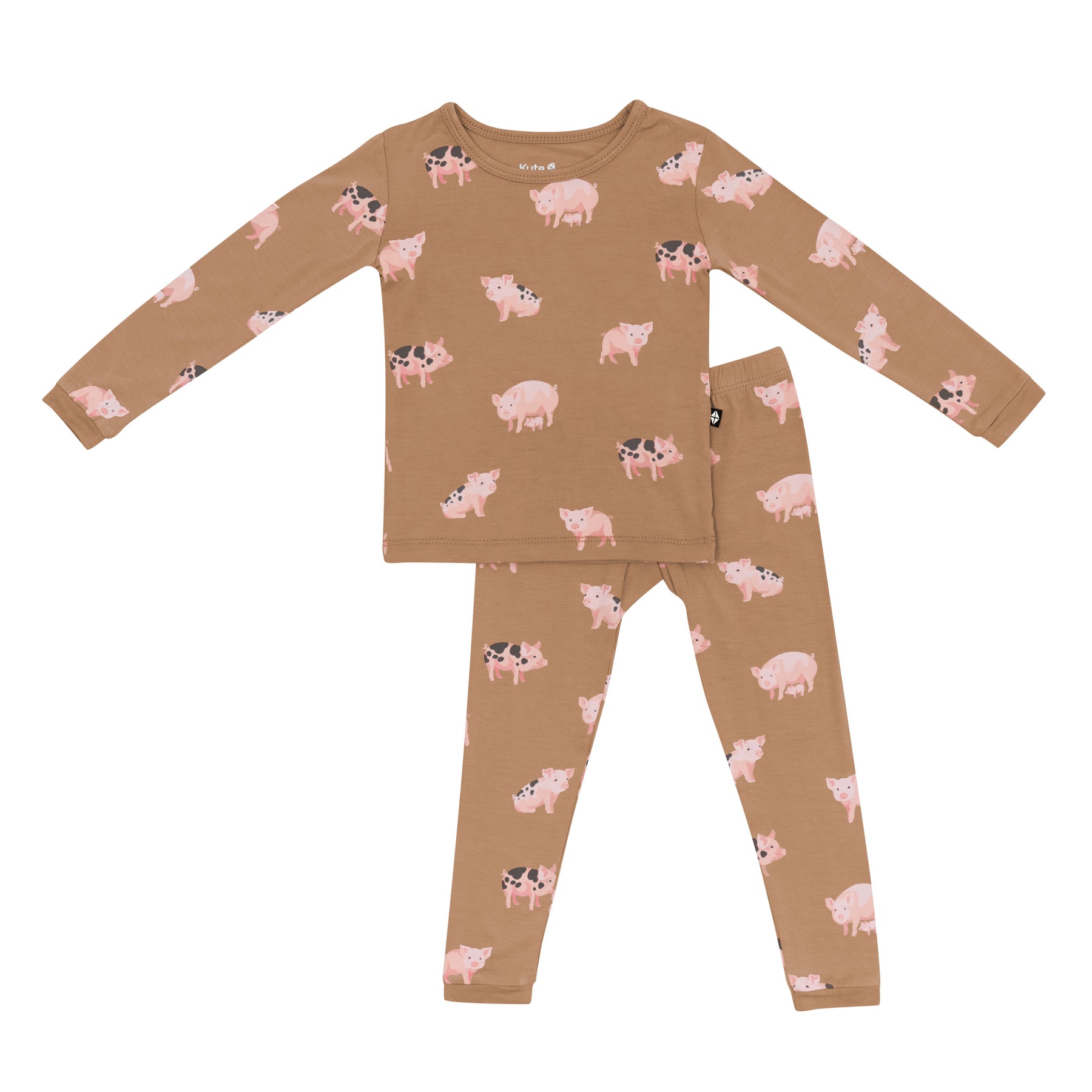 Product photo of the Long Sleeve Pajamas in Pig