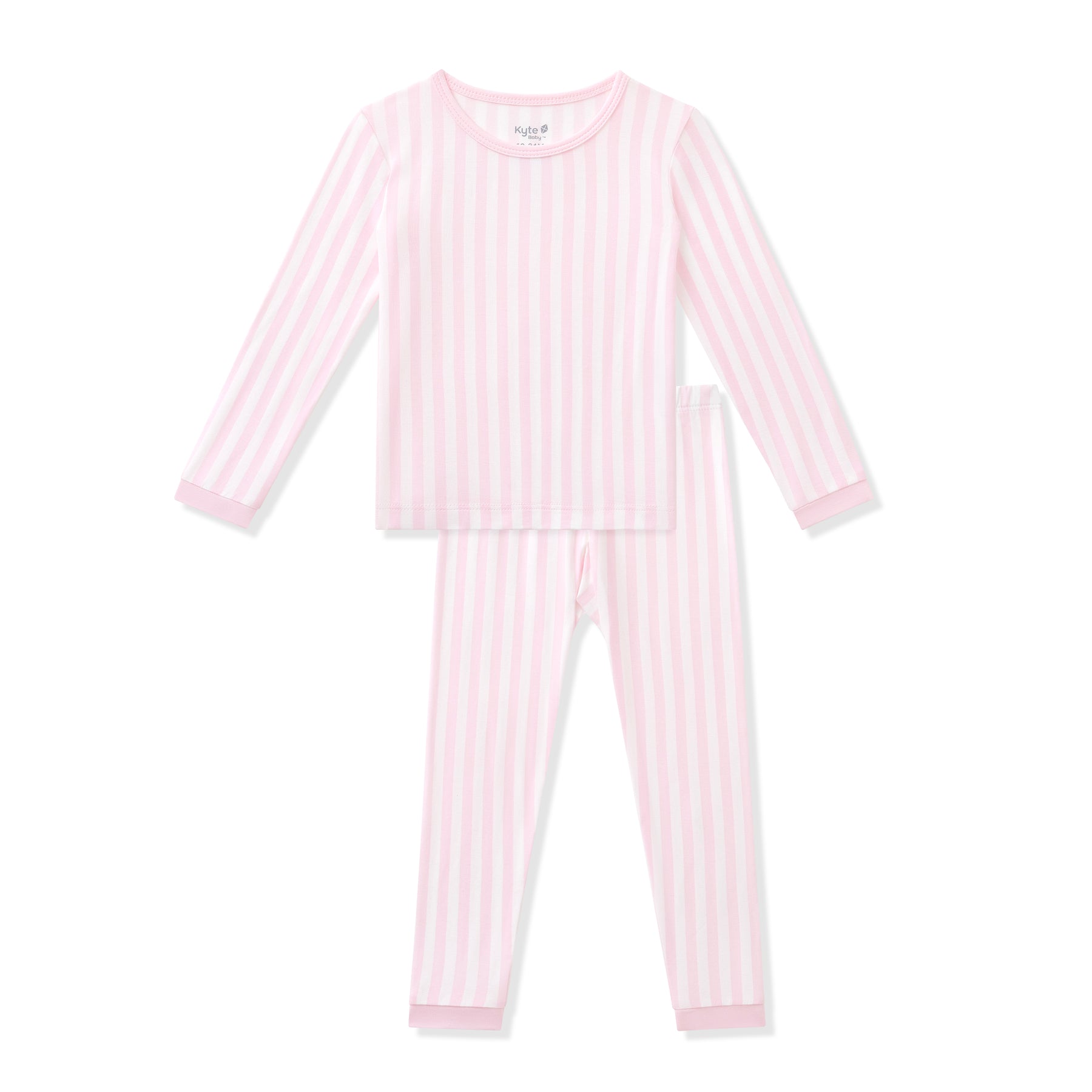Product photo of the Long Sleeve Pajamas in Small Sakura Stripe