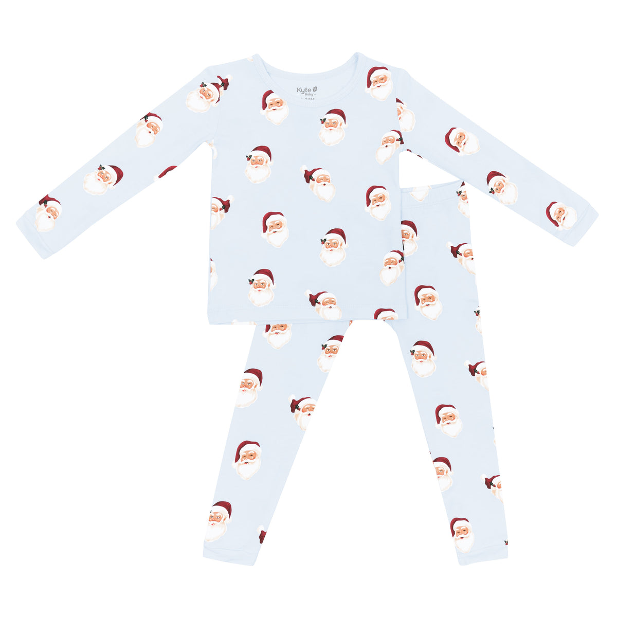 Product photo of the Long Sleeve Pajamas in Vintage Santa