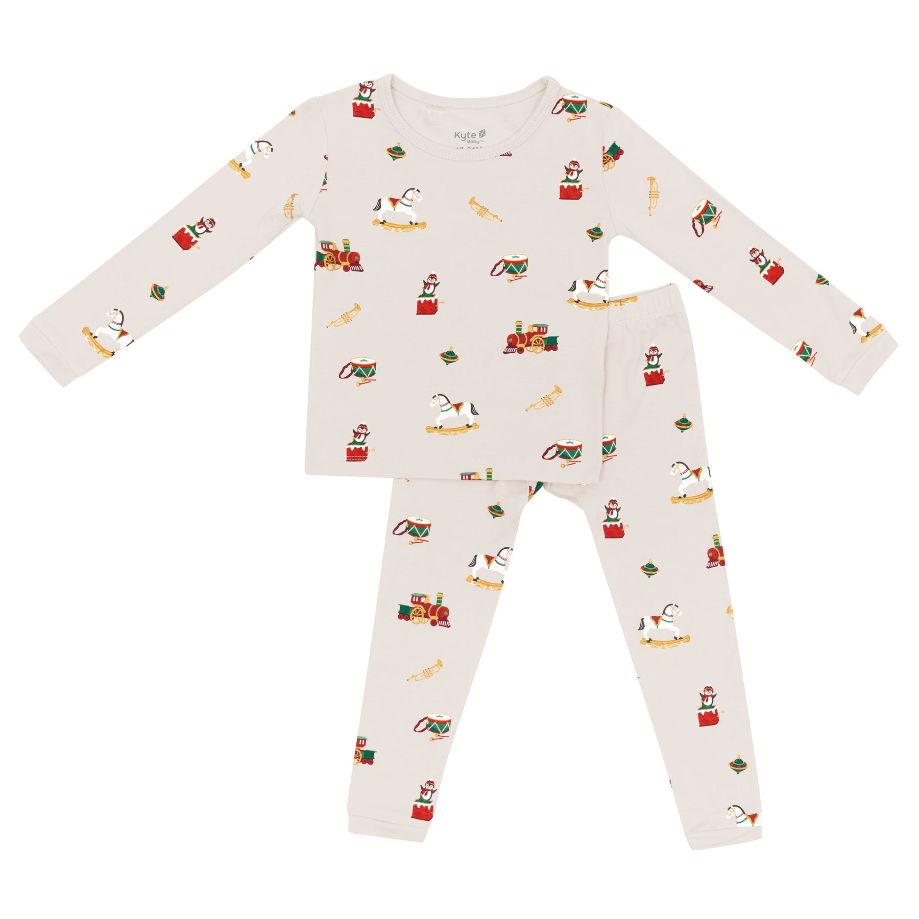 Product photo of the Long Sleeve Pajamas in Vintage Toys
