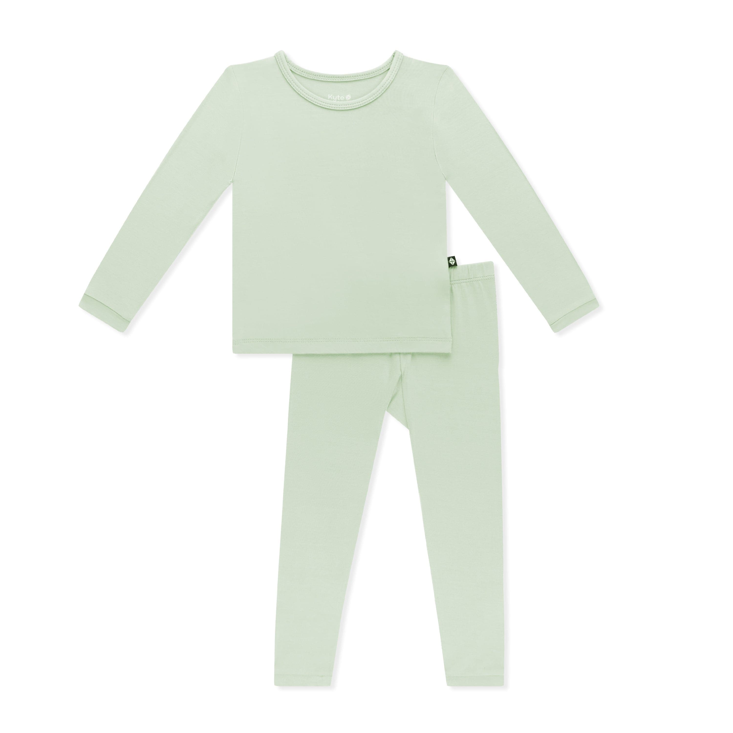Product photo of the Long Sleeve Pajamas in Basil