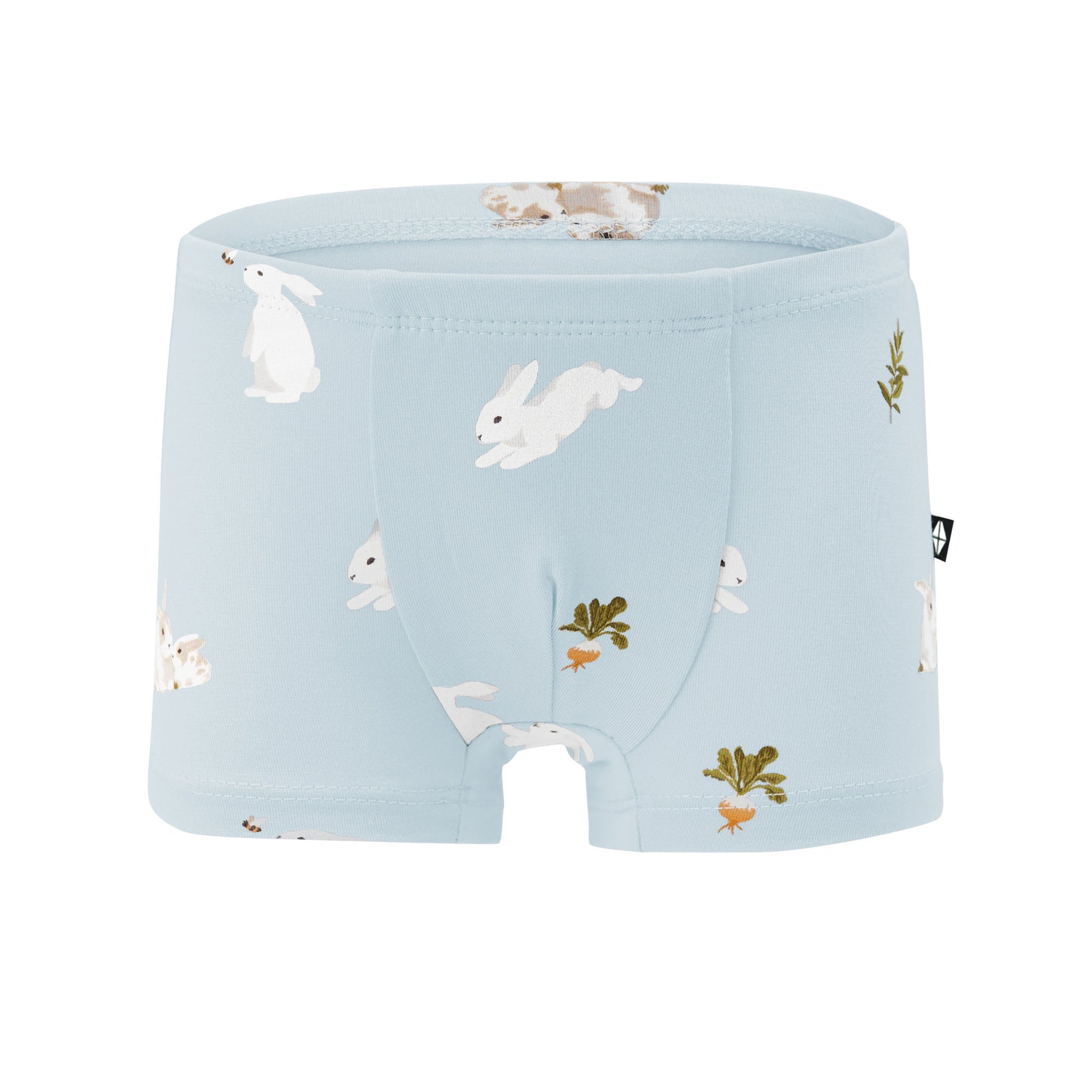 Briefs in Ice Rabbit shown on a ghost mannequin