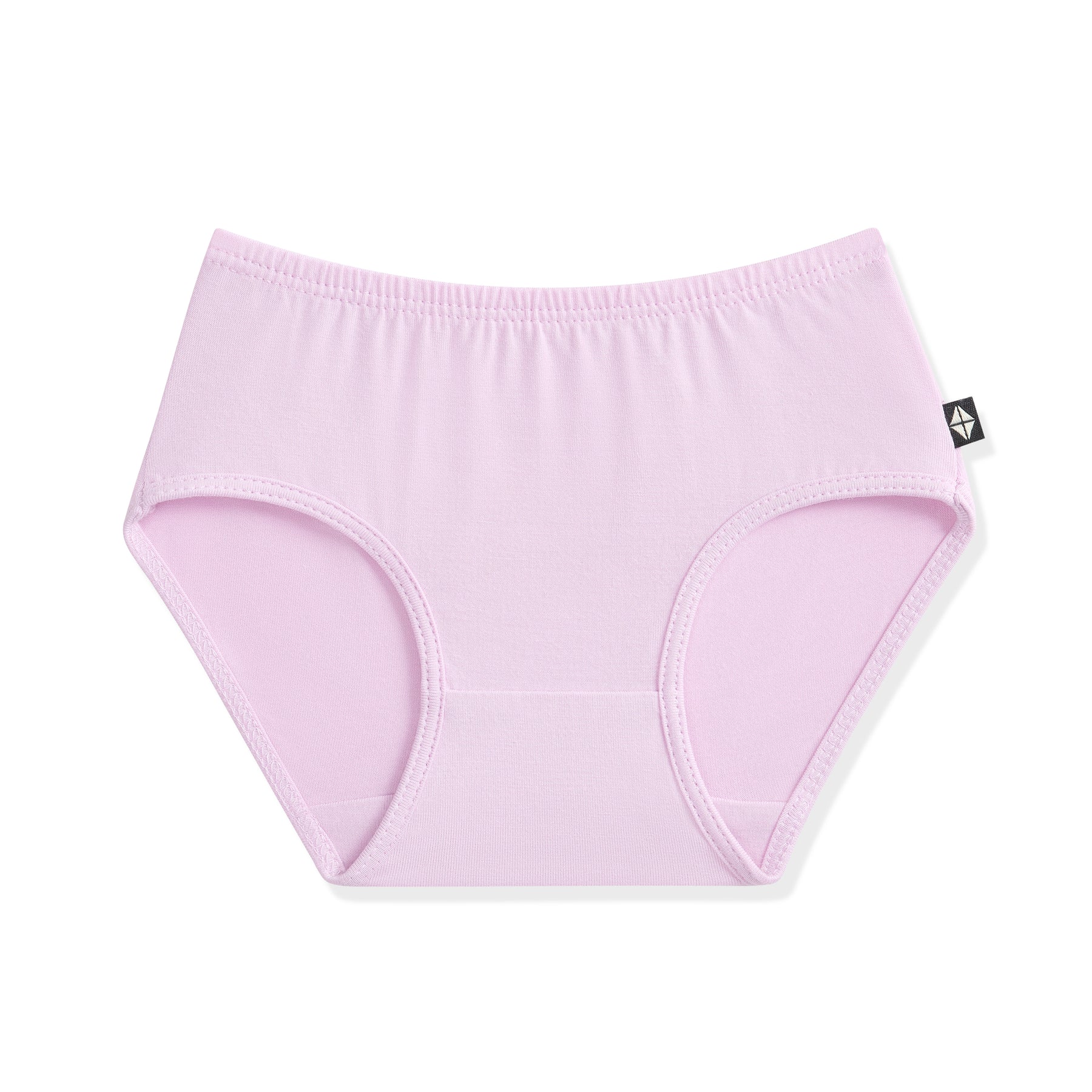Light purple toddler's underwear on a white background
