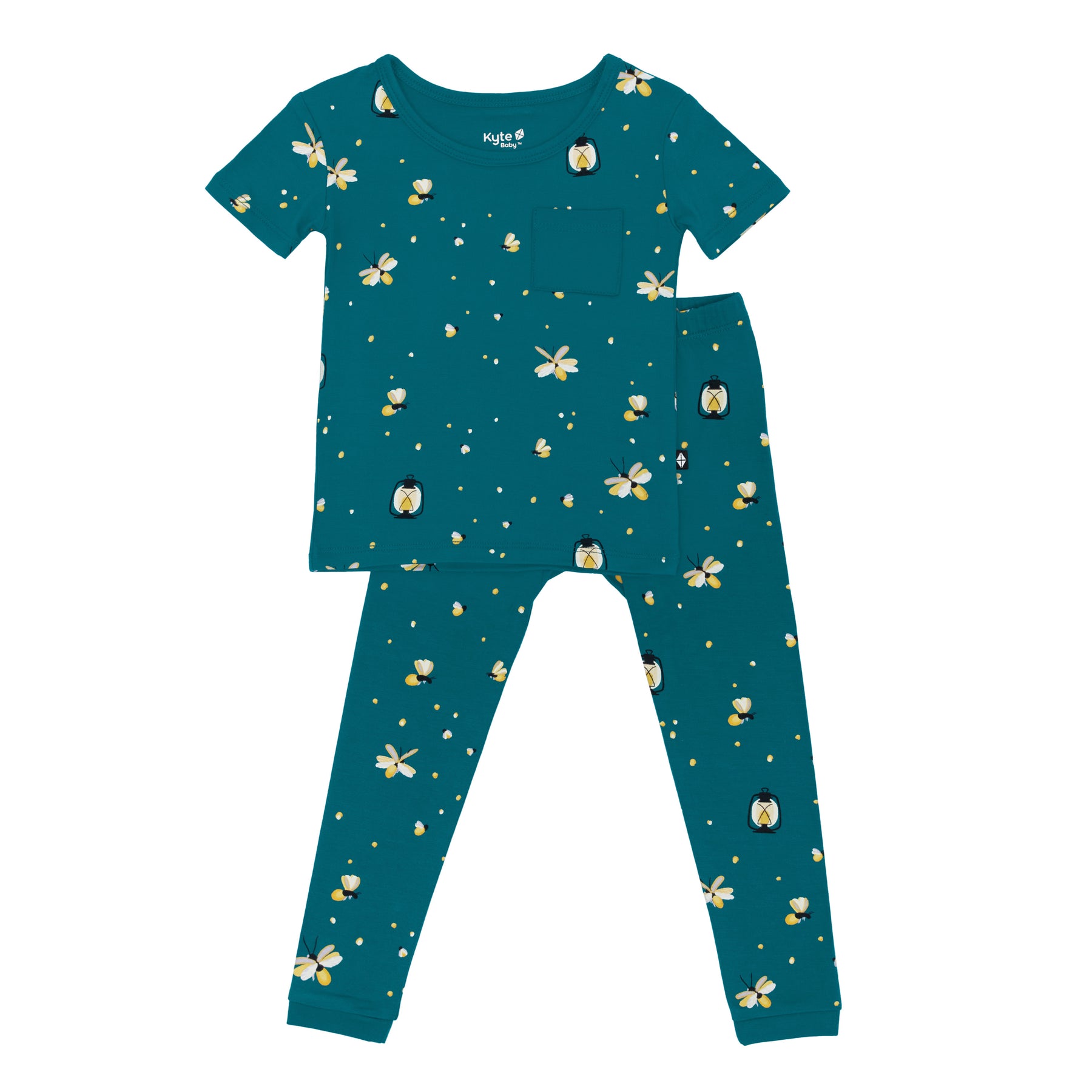 Short Sleeve with Pants Pajamas in Firefly