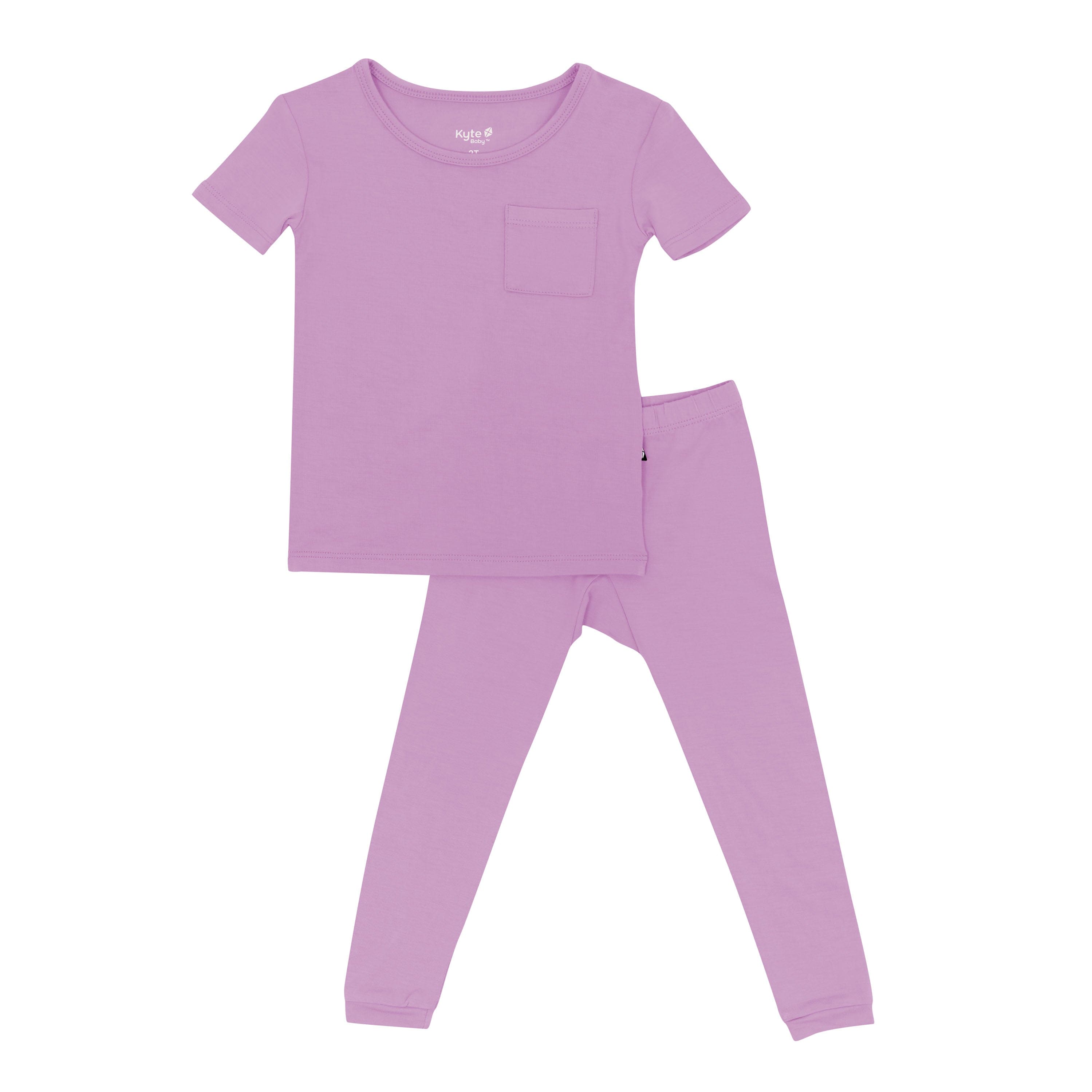 Kyte Baby Short Sleeve with Pants Pajamas in Poi