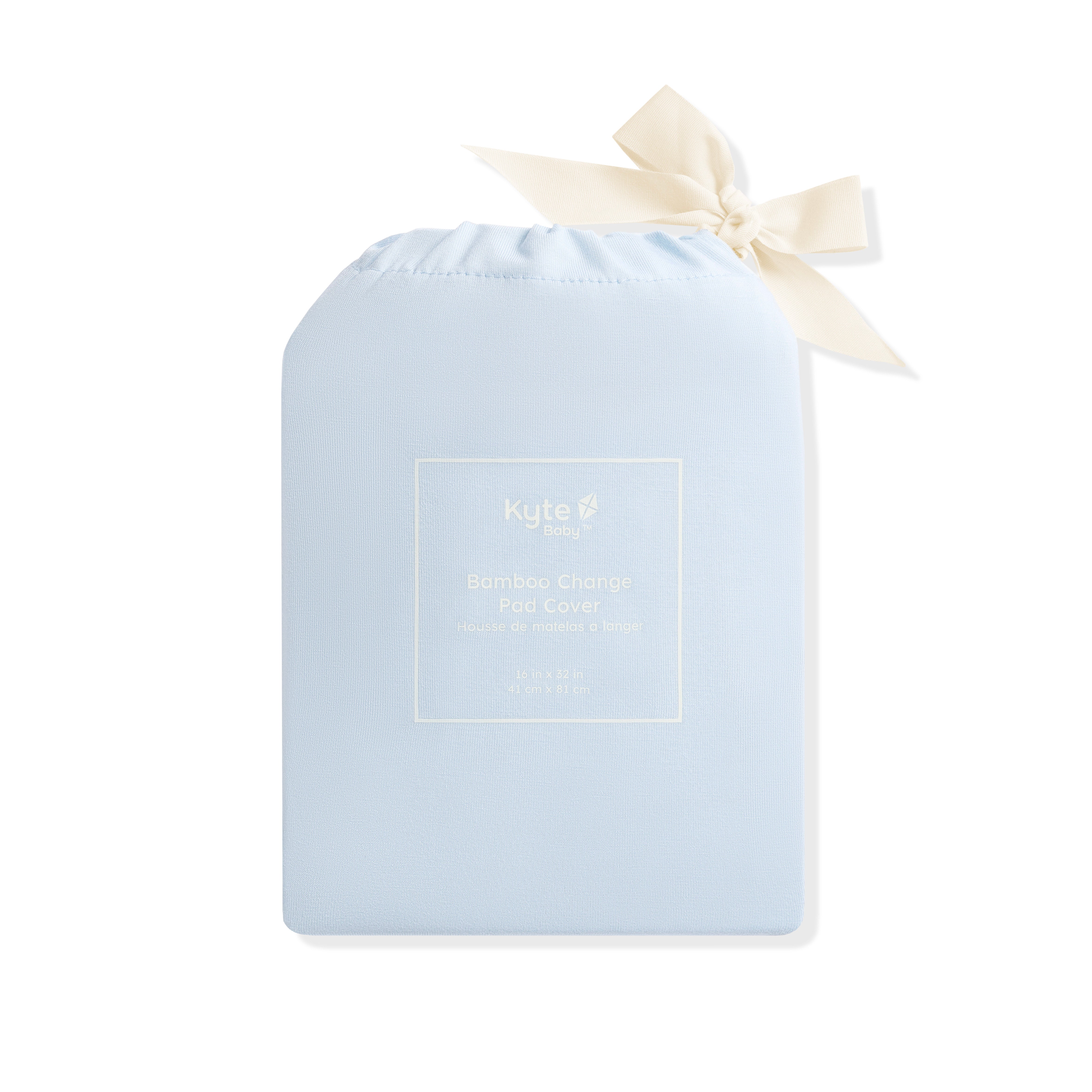 Change Pad Cover in Breeze shown in its packaging