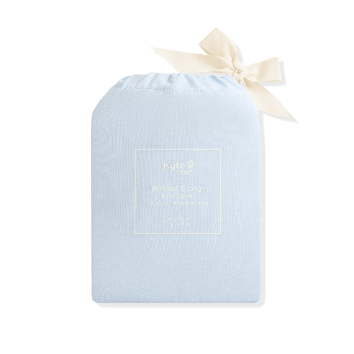 Change Pad Cover in Breeze shown in its packaging