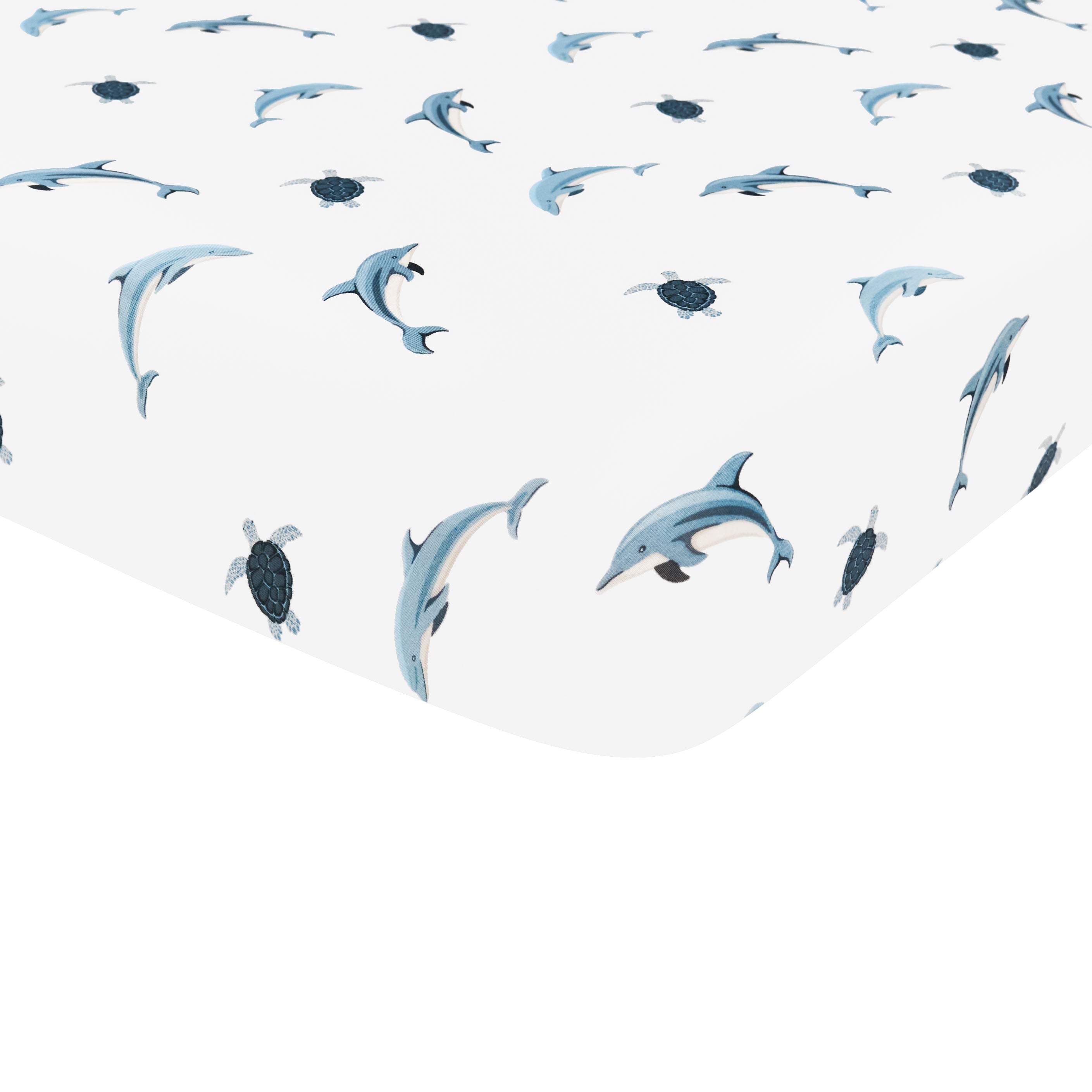 Crib Sheet in Dolphin corner