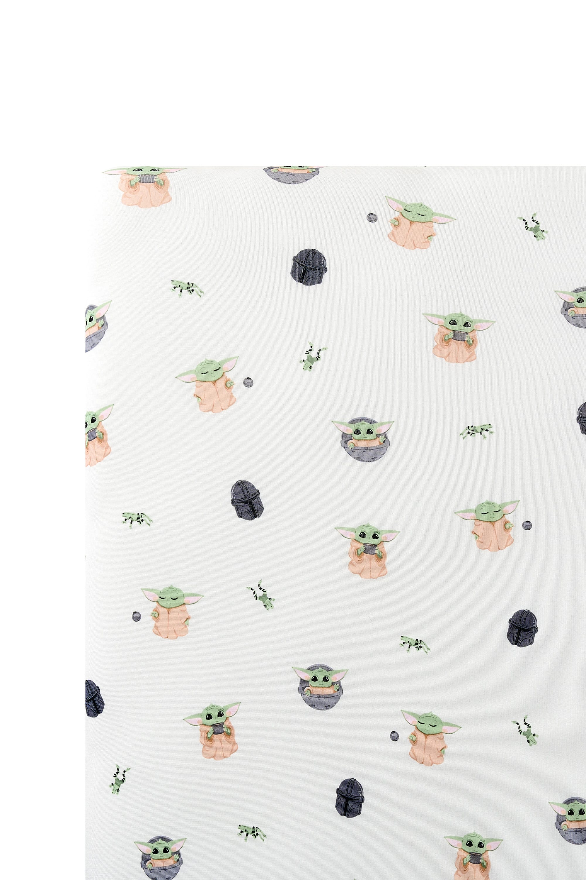 Close up of the Crib Sheet in Grogu™ 