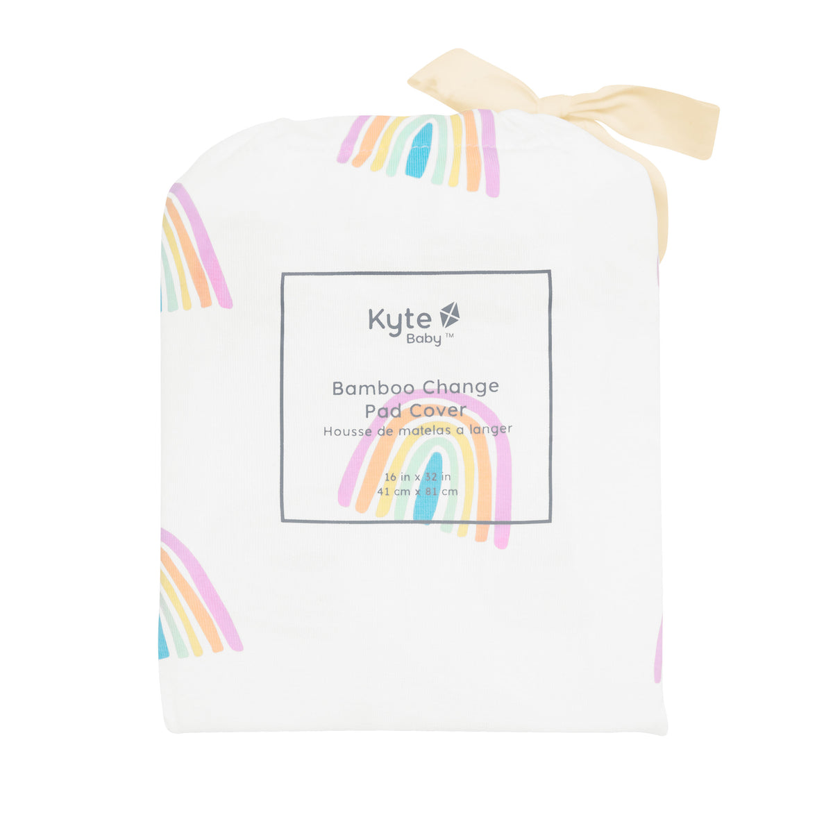 Change Pad Cover in Poi Rainbow packaging