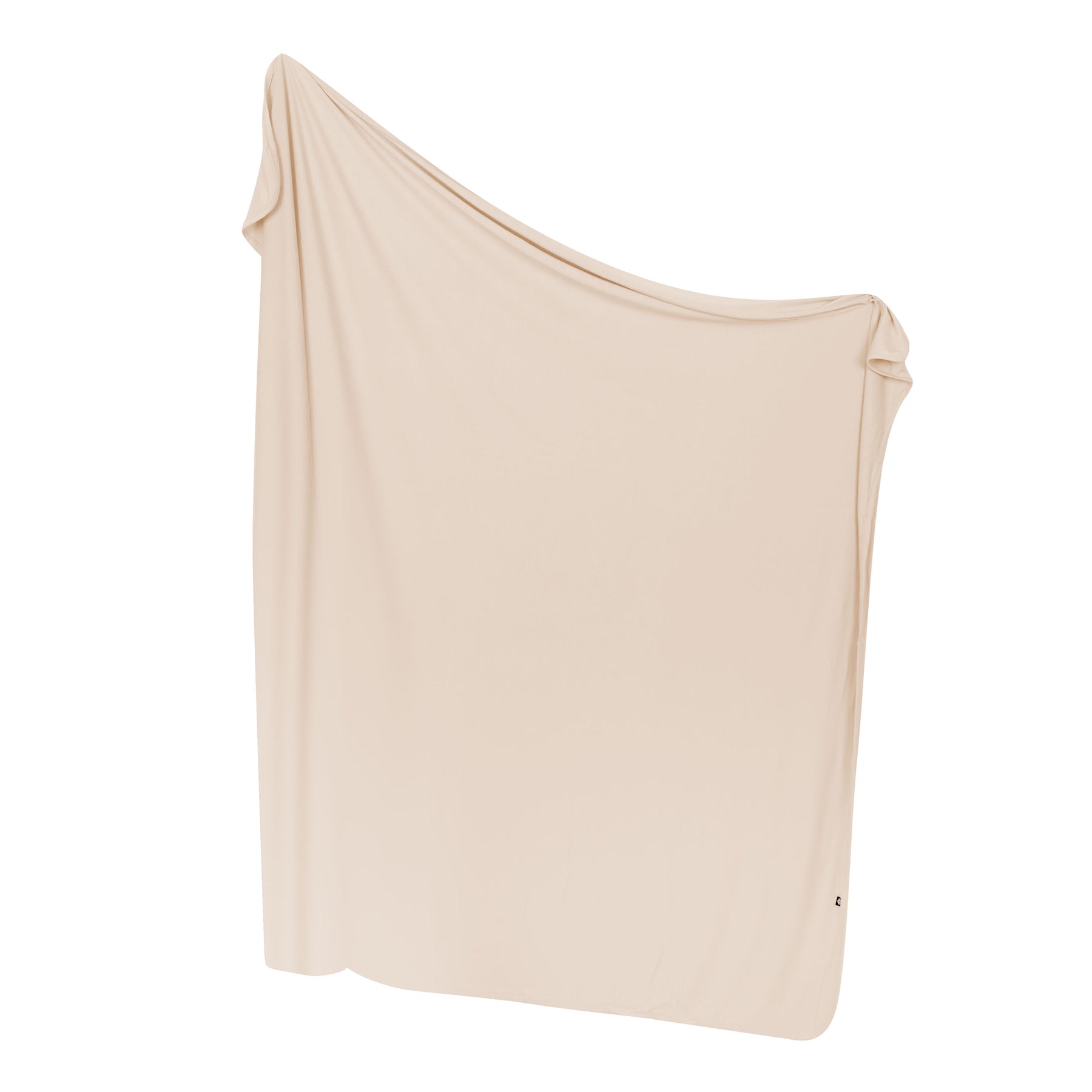 Swaddle Blanket in Bisque shown unswaddled