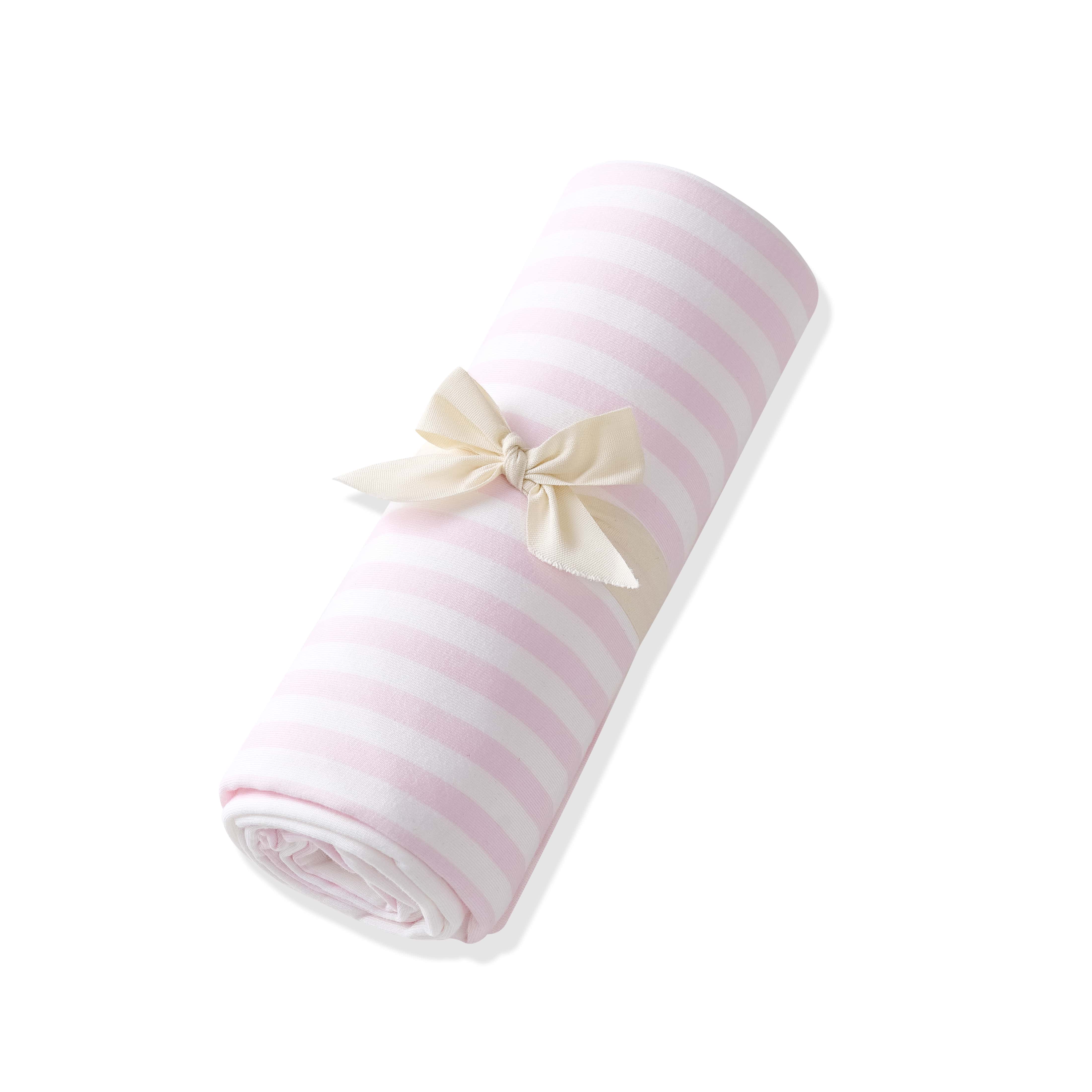 Swaddle Blanket in Small Sakura Stripe