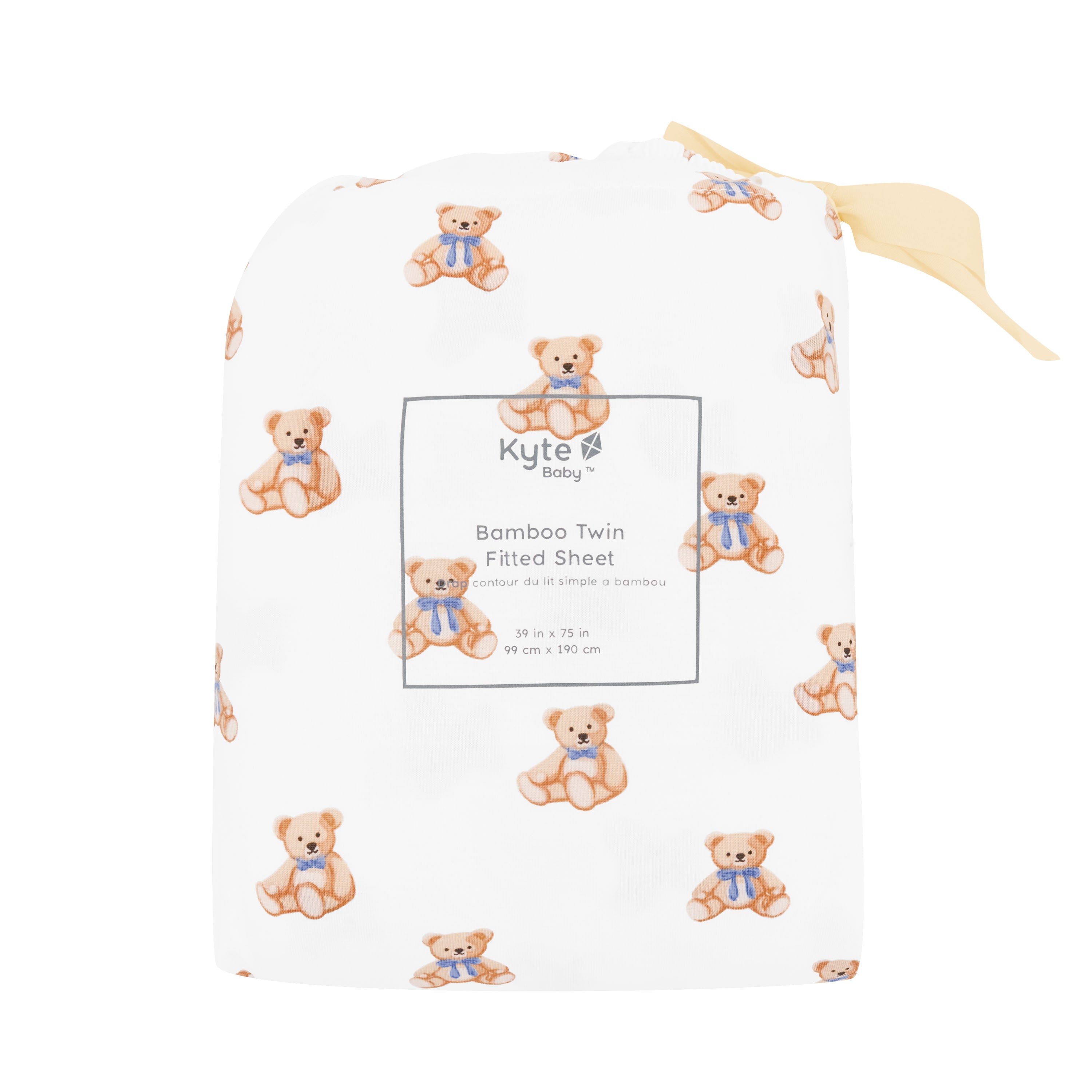 Twin Sheet in Teddy Bear packaging