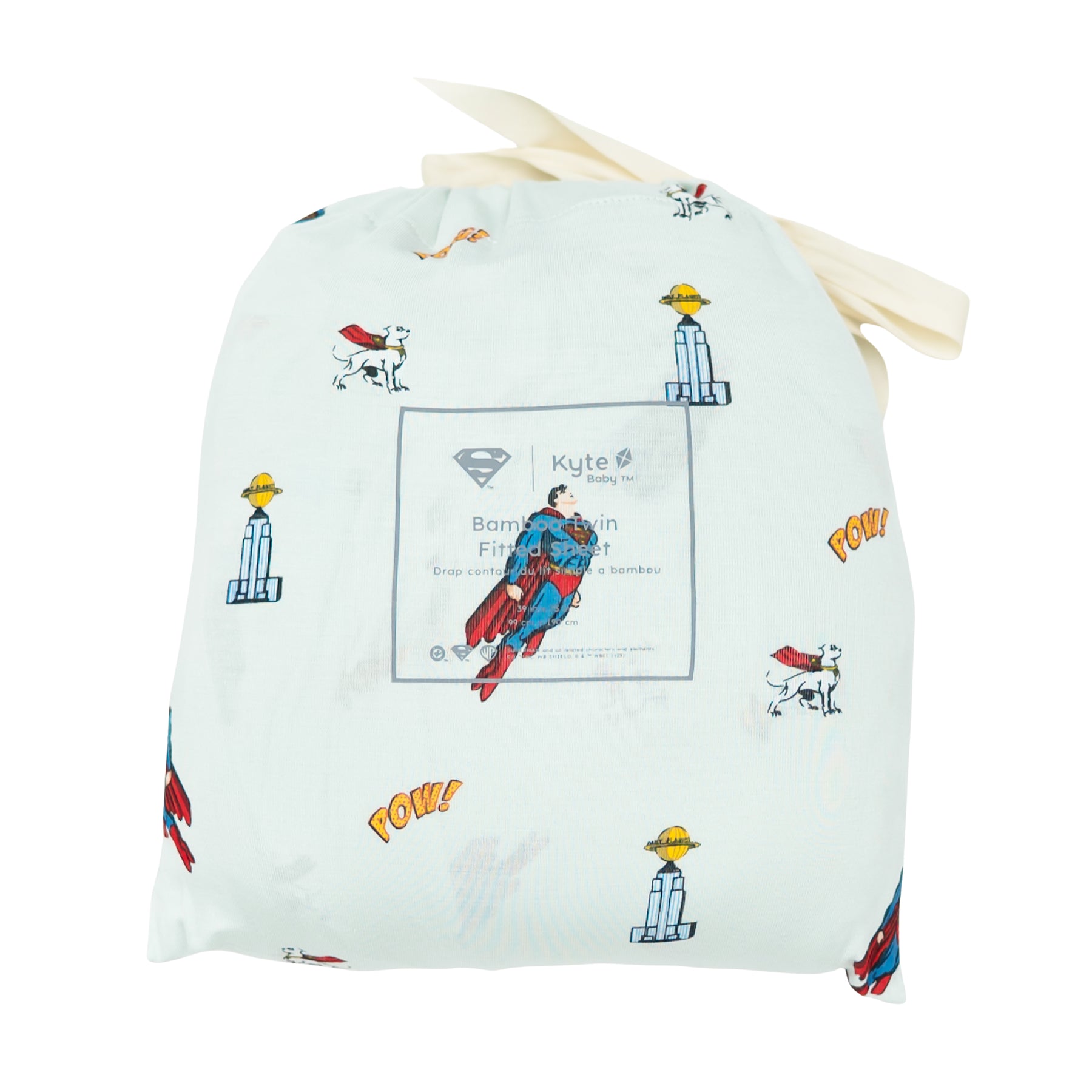 Twin Sheet in Superman™ shown in its packaging