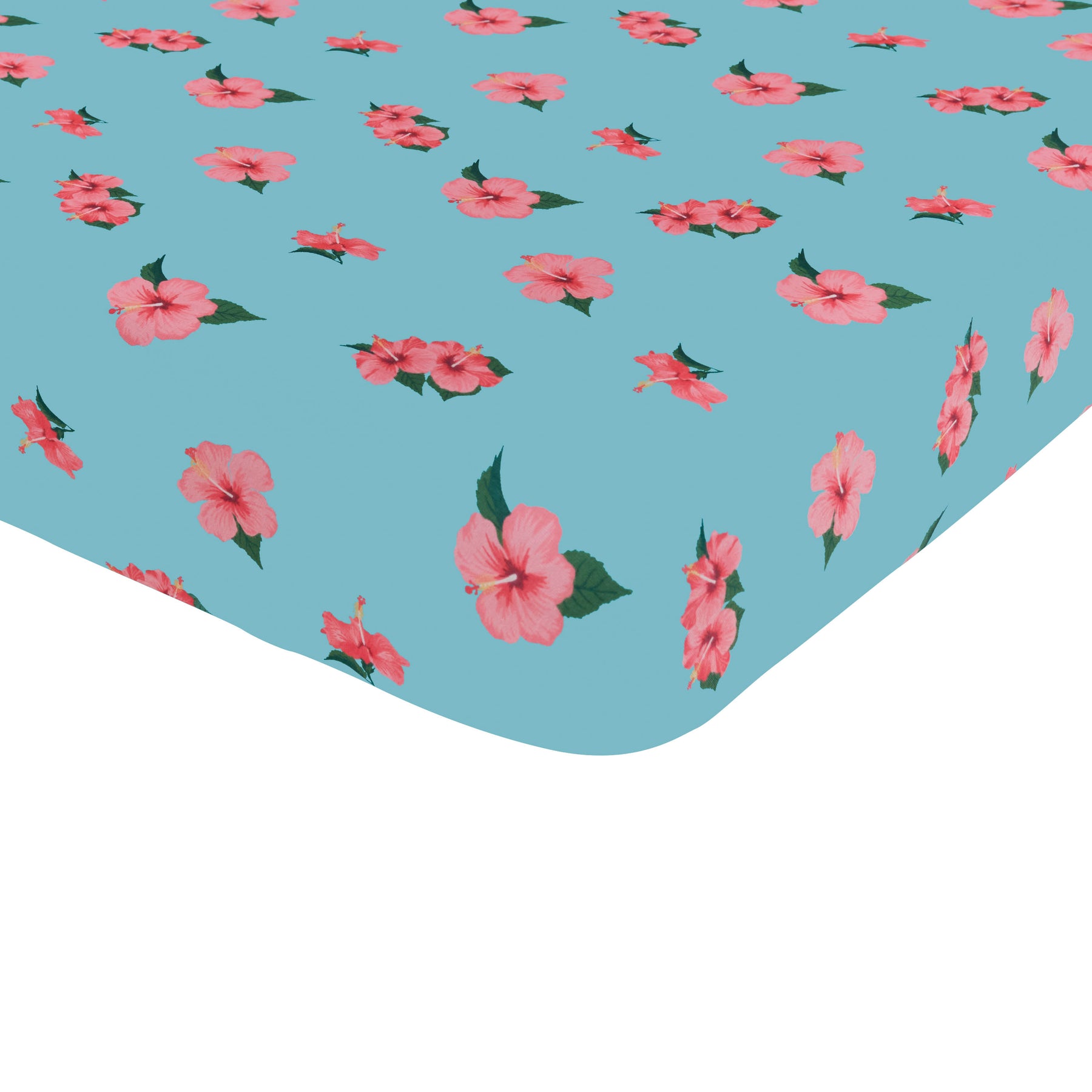 Twin Sheet in Hibiscus corner