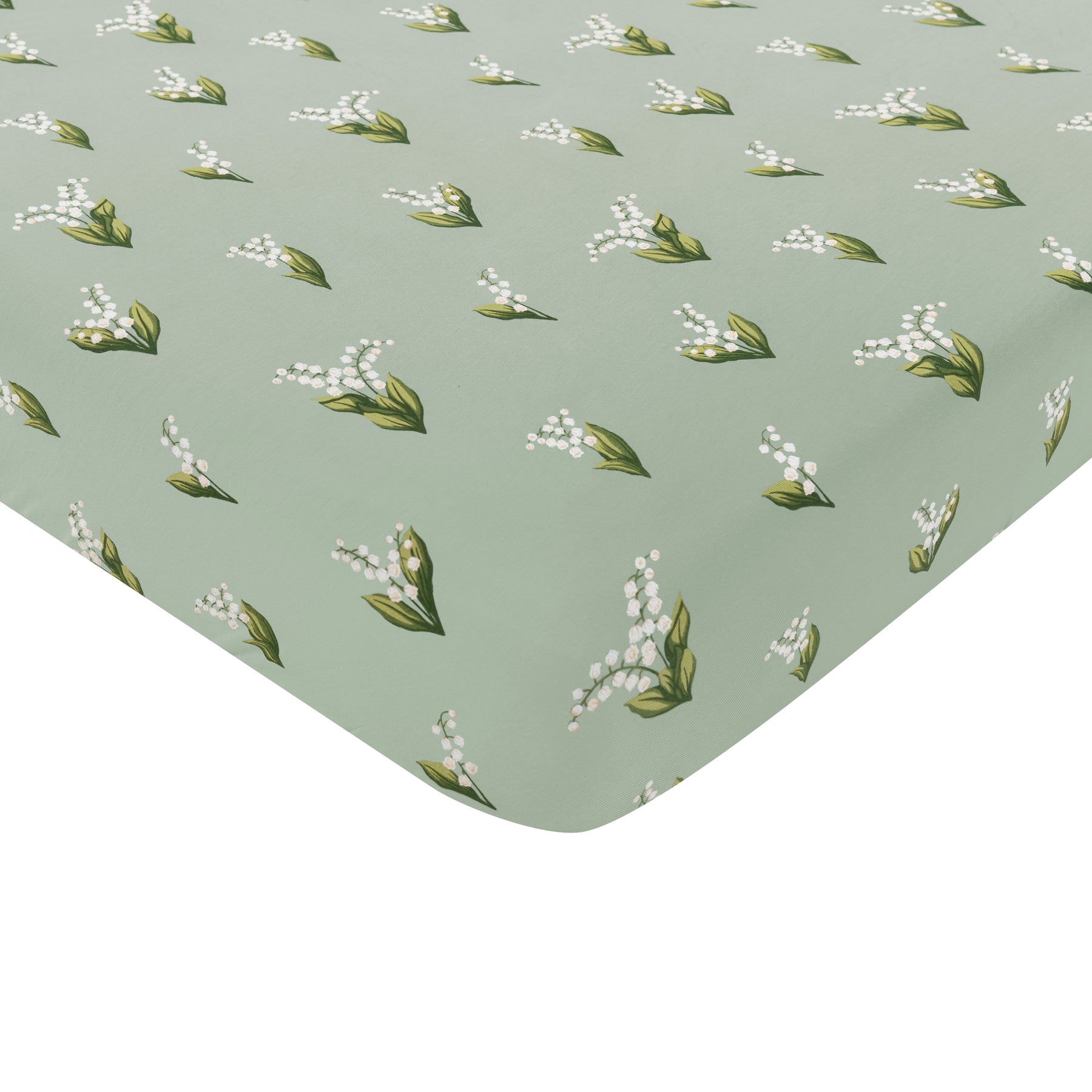 Twin Sheet in Thyme Lily