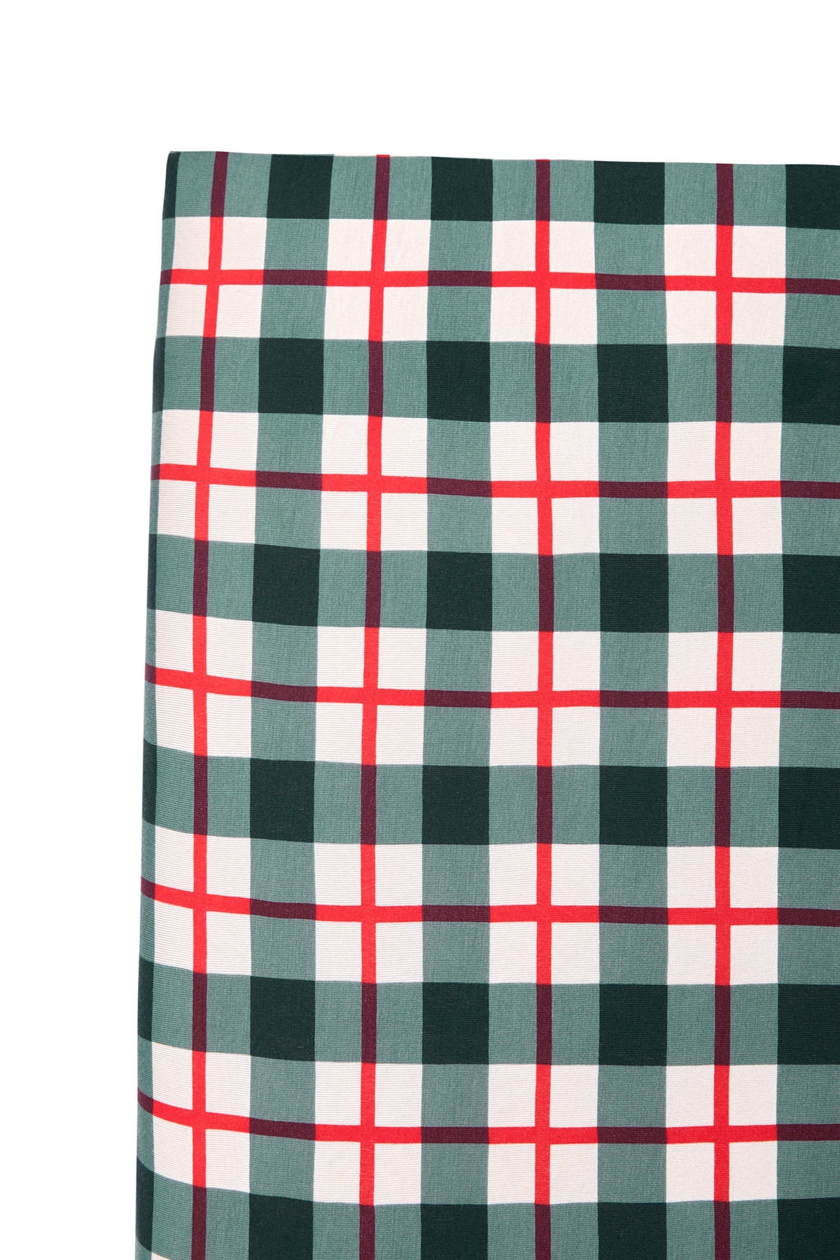 Twin Sheet in Holiday Plaid