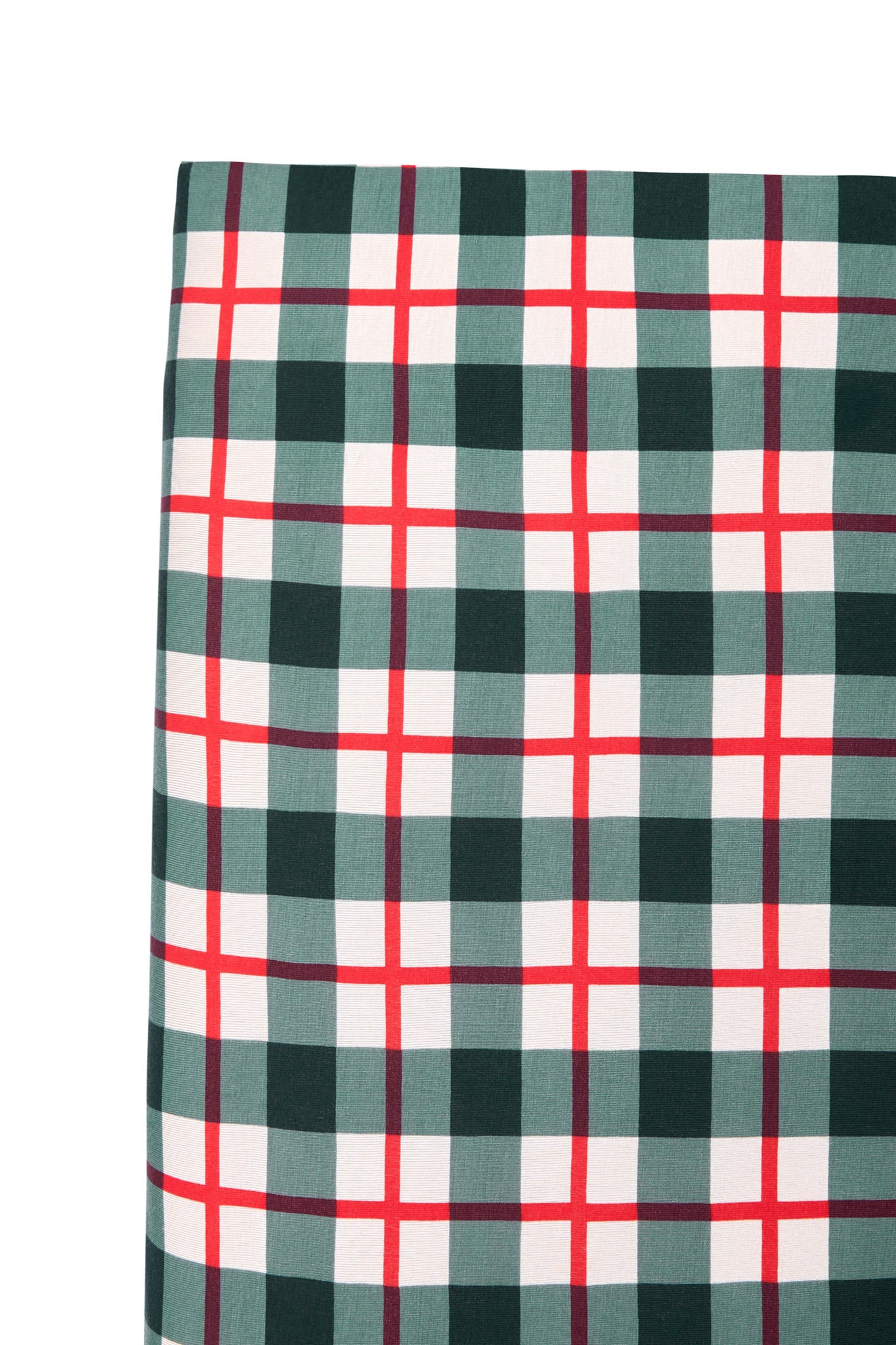 Twin Sheet in Holiday Plaid