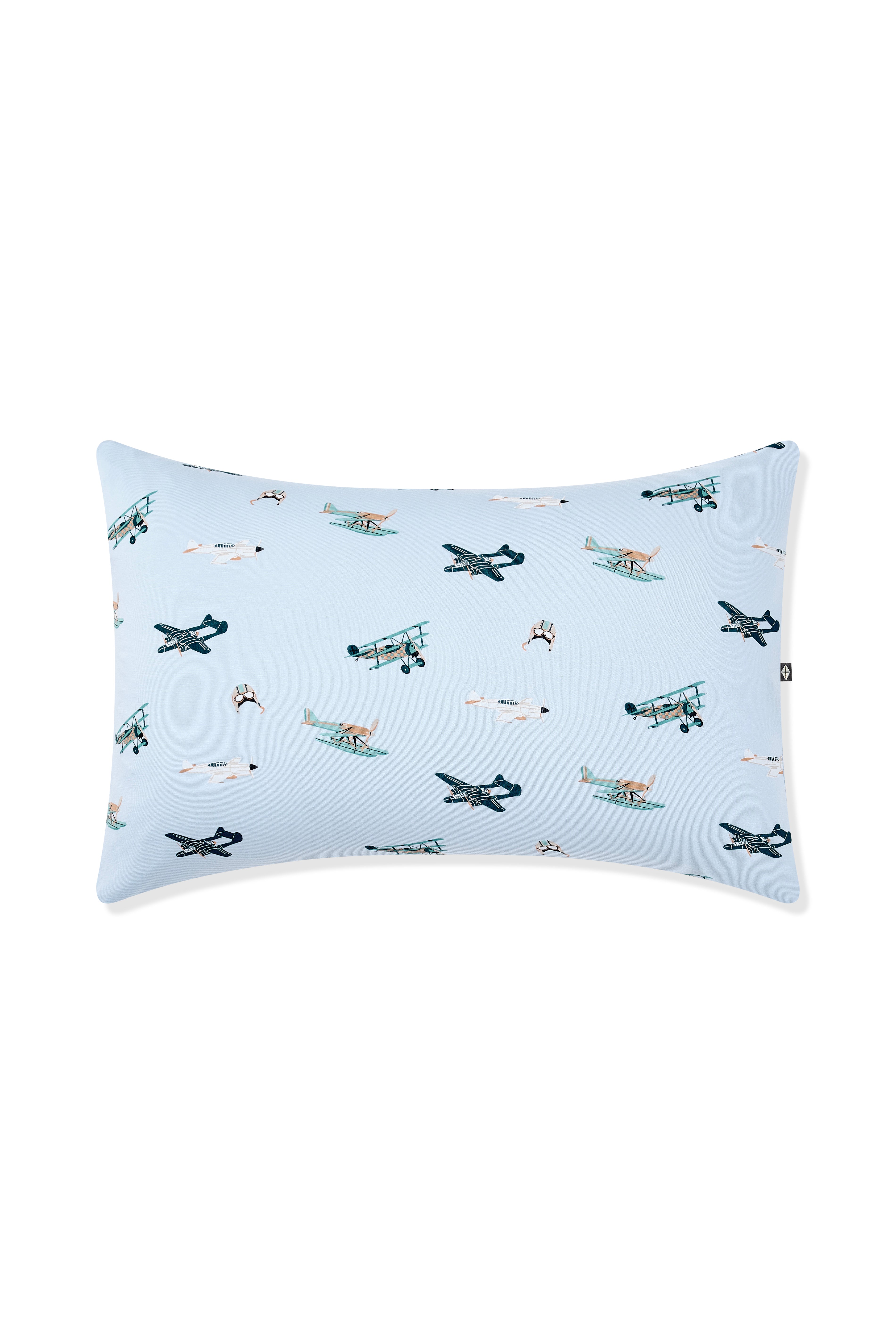 The front of the Standard Pillowcase in Take Off shown on a white background