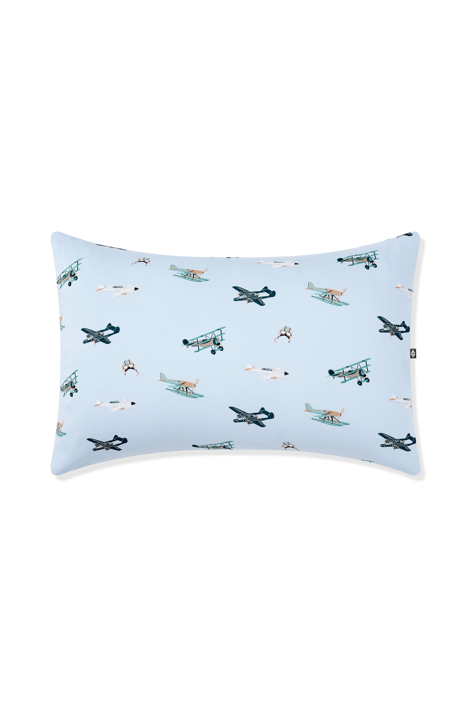The front of the Standard Pillowcase in Take Off shown on a white background