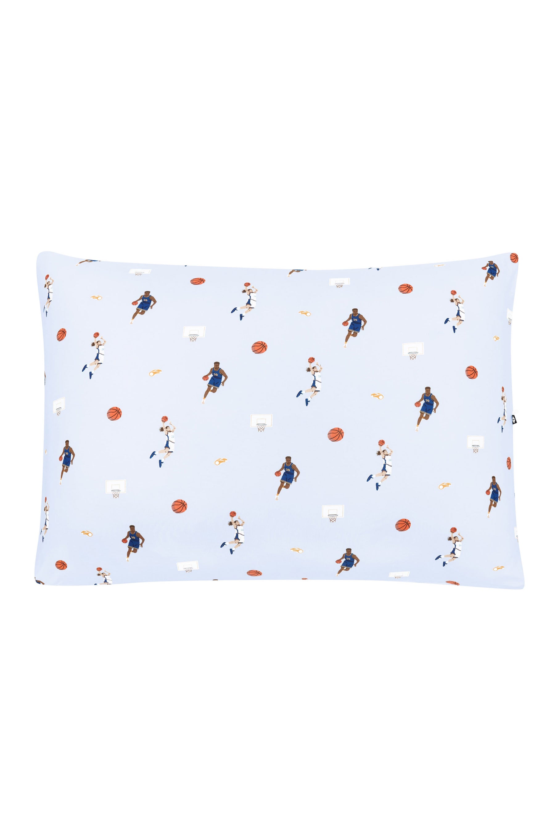 Front of the Standard Pillowcase in Basketball