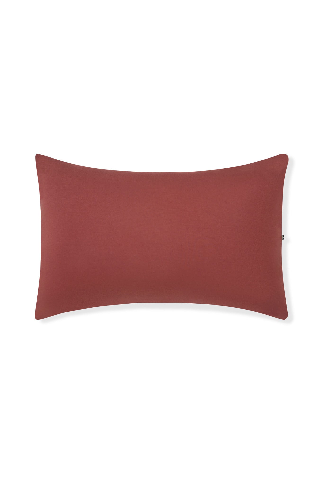 Front Side Standard Pillowcase in Ember on a white background