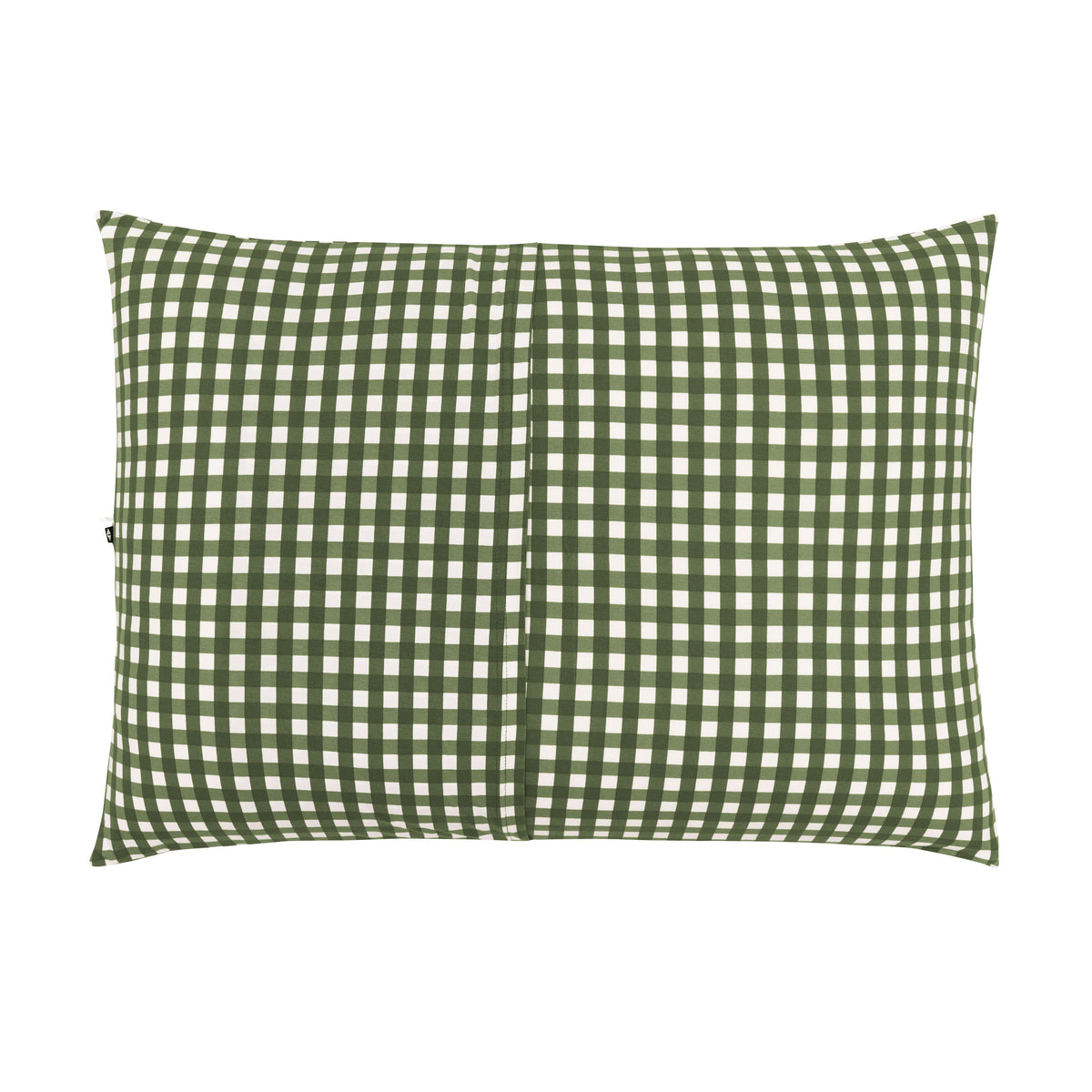 Envelope closure shown on the Standard Pillowcase in Gingham Fir
