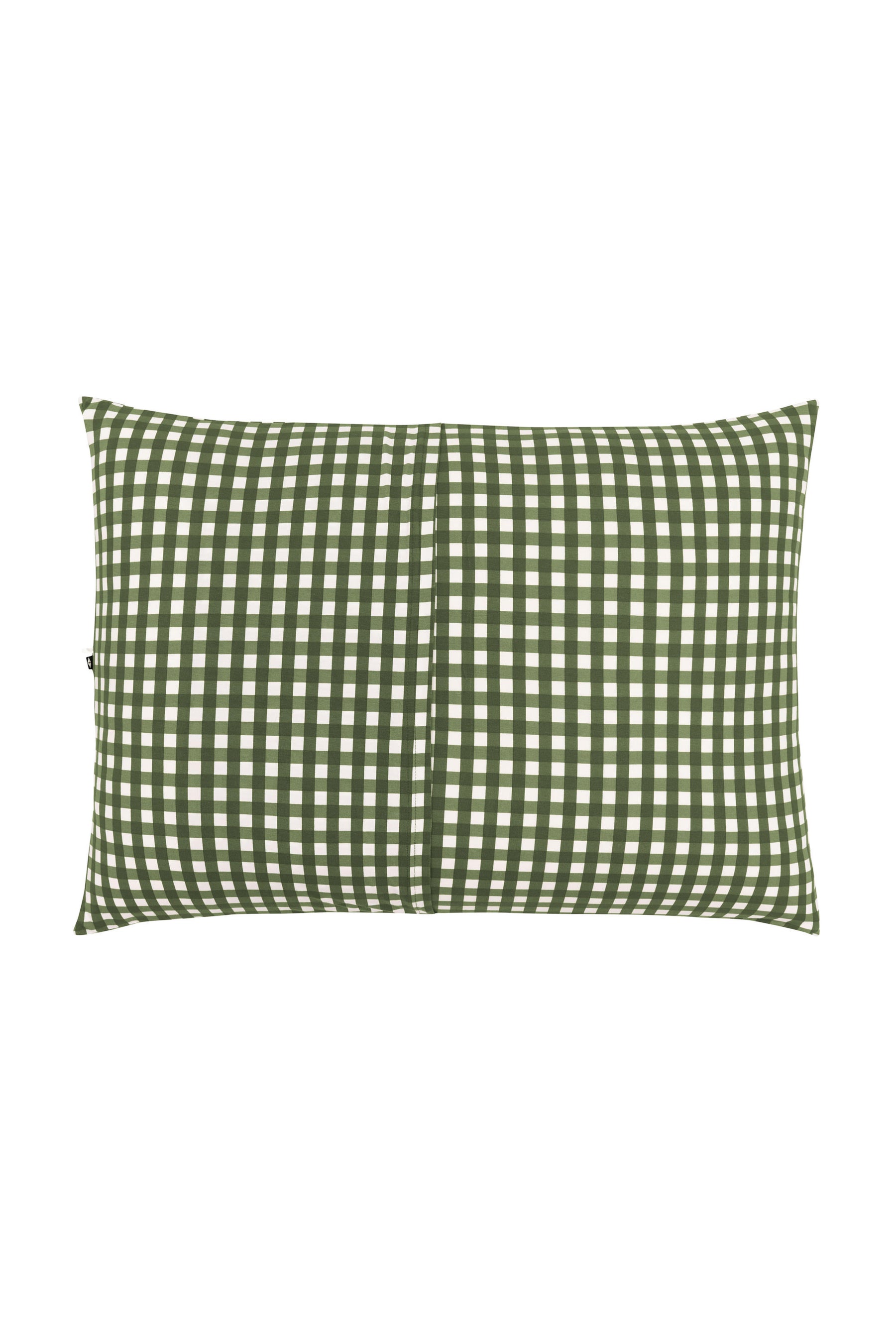 Envelope closure shown on the Standard Pillowcase in Gingham Fir