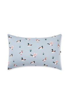 Front of the Standard Pillowcase in Mallard Duck