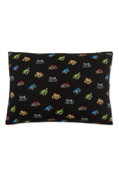 Standard Pillowcase in Monster Truck print on white background