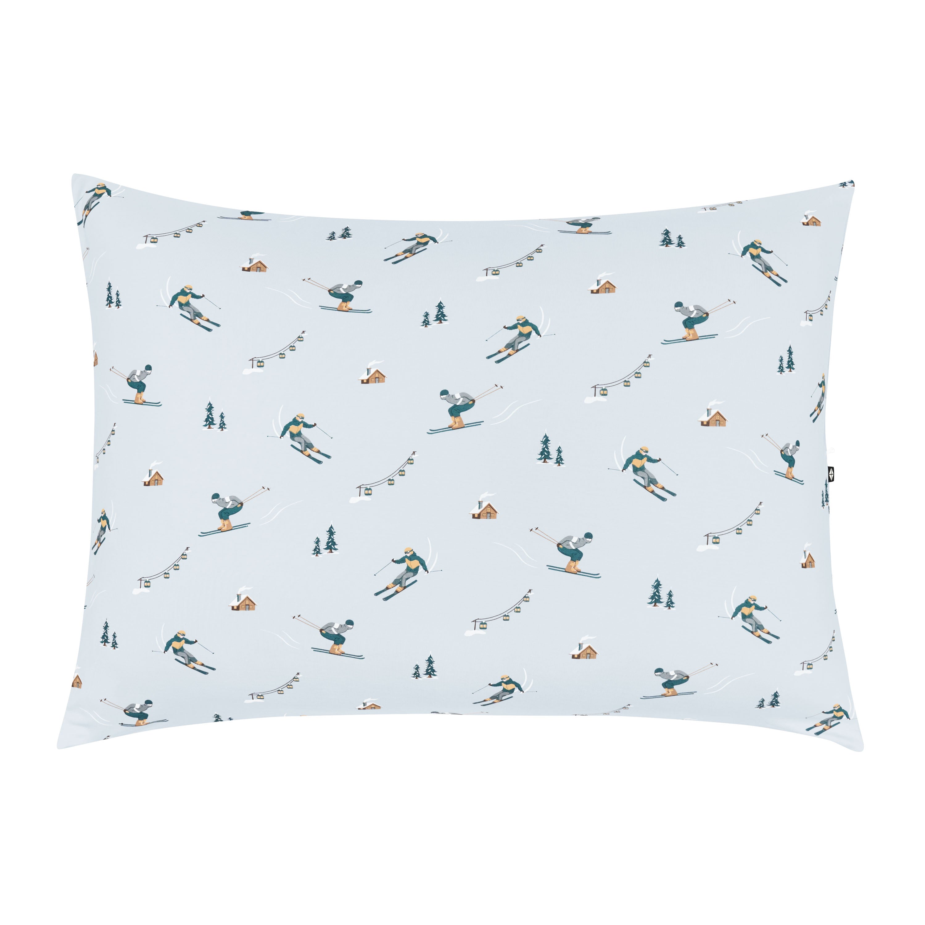 Front of the Standard Pillowcase in Ski