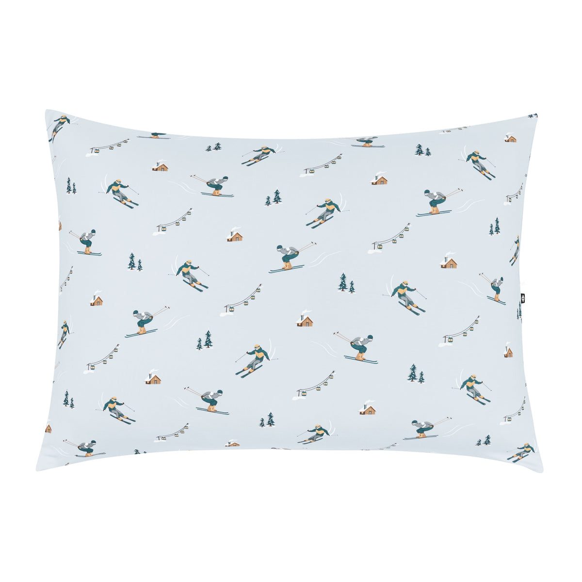 Front of the Standard Pillowcase in Ski