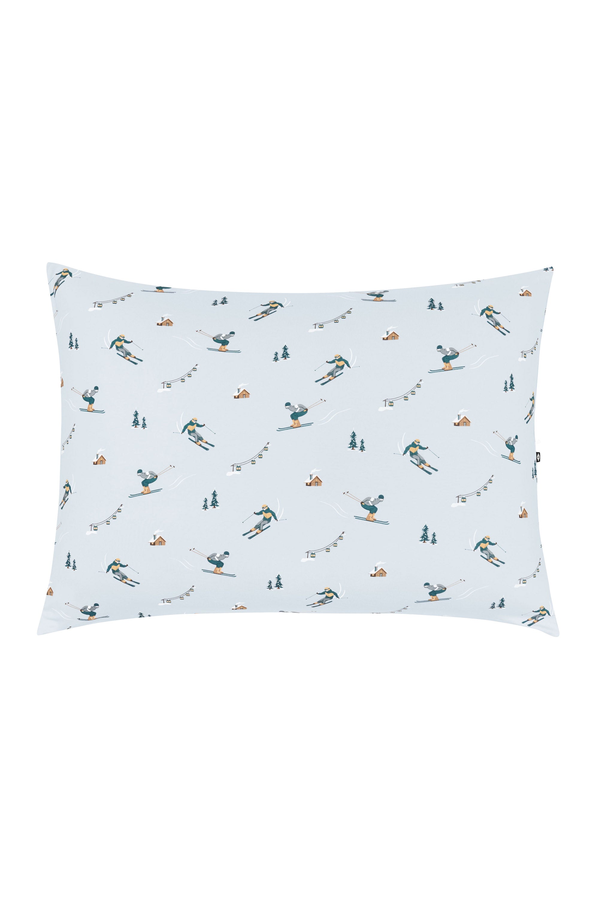 Front of the Standard Pillowcase in Ski