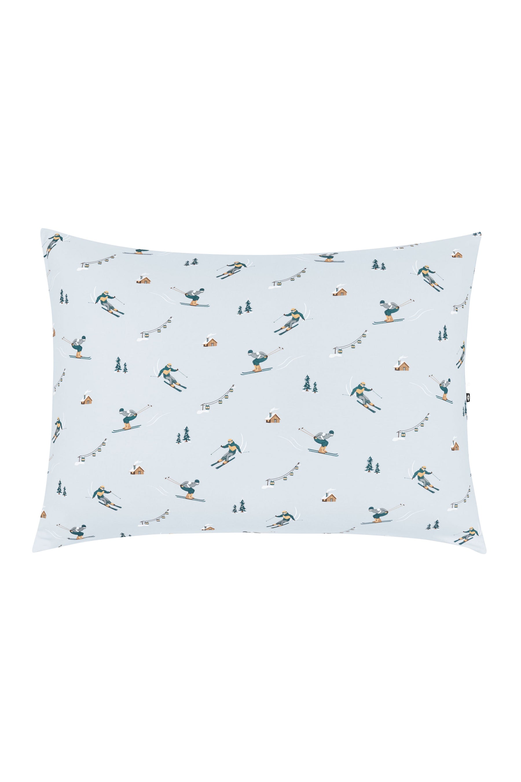 Front of the Standard Pillowcase in Ski