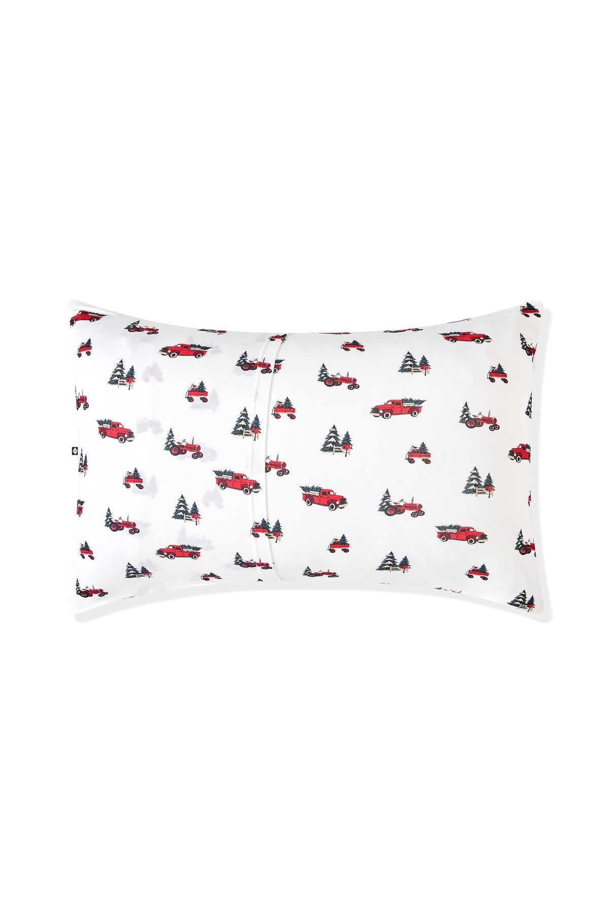 Standard Pillowcase in Holiday Tree Farm