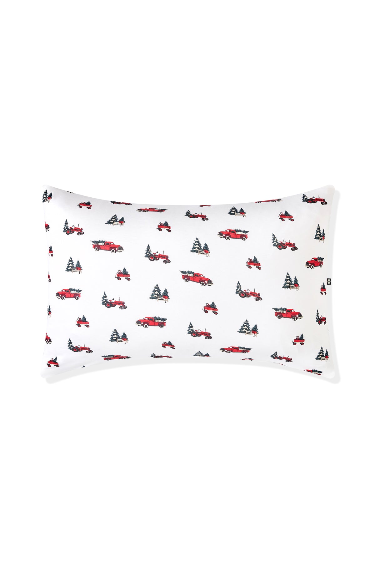 Standard Pillowcase in Holiday Tree Farm