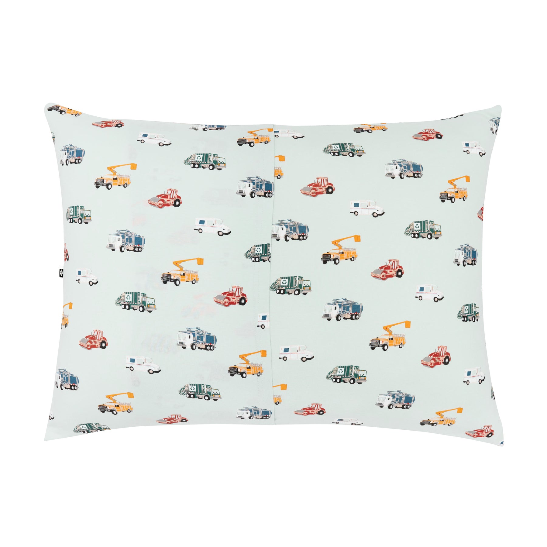 Back of the Standard Pillowcase in City Vehicles showing the envelope closure