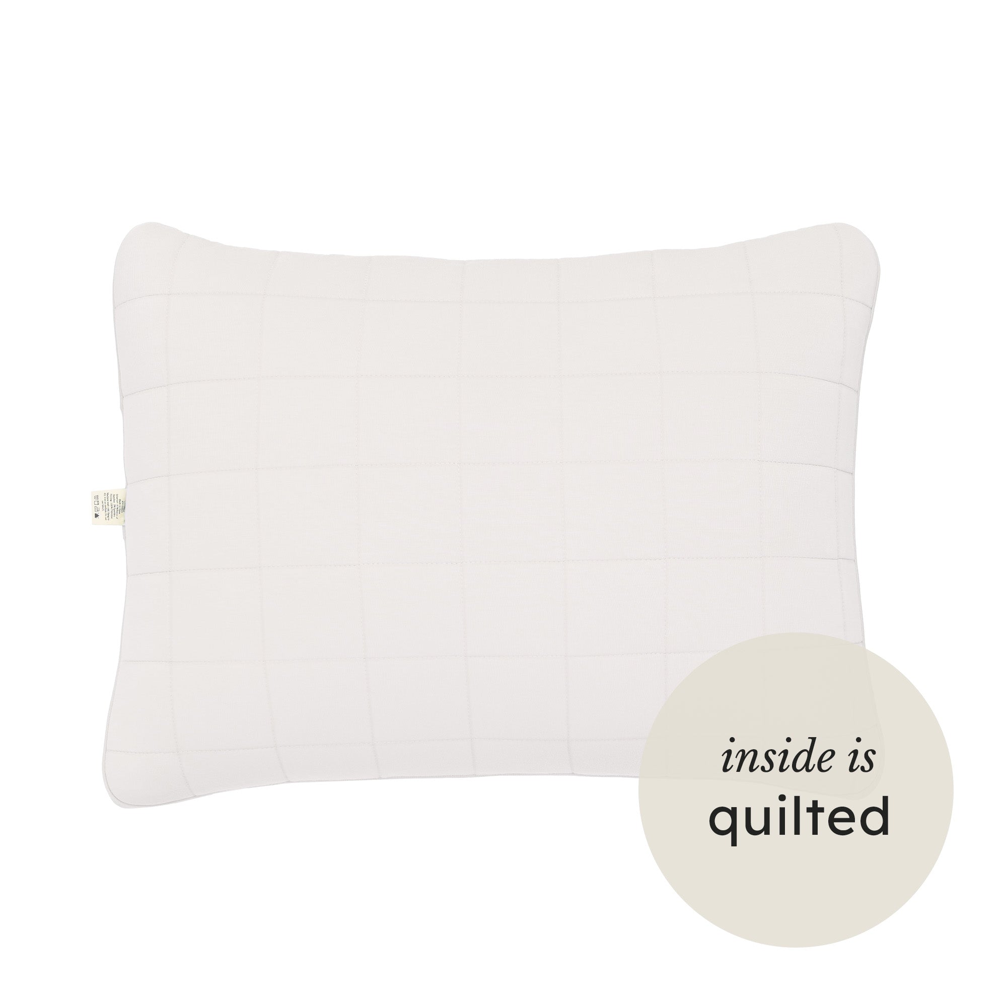 Standard Quilted Pillowcase in Oat