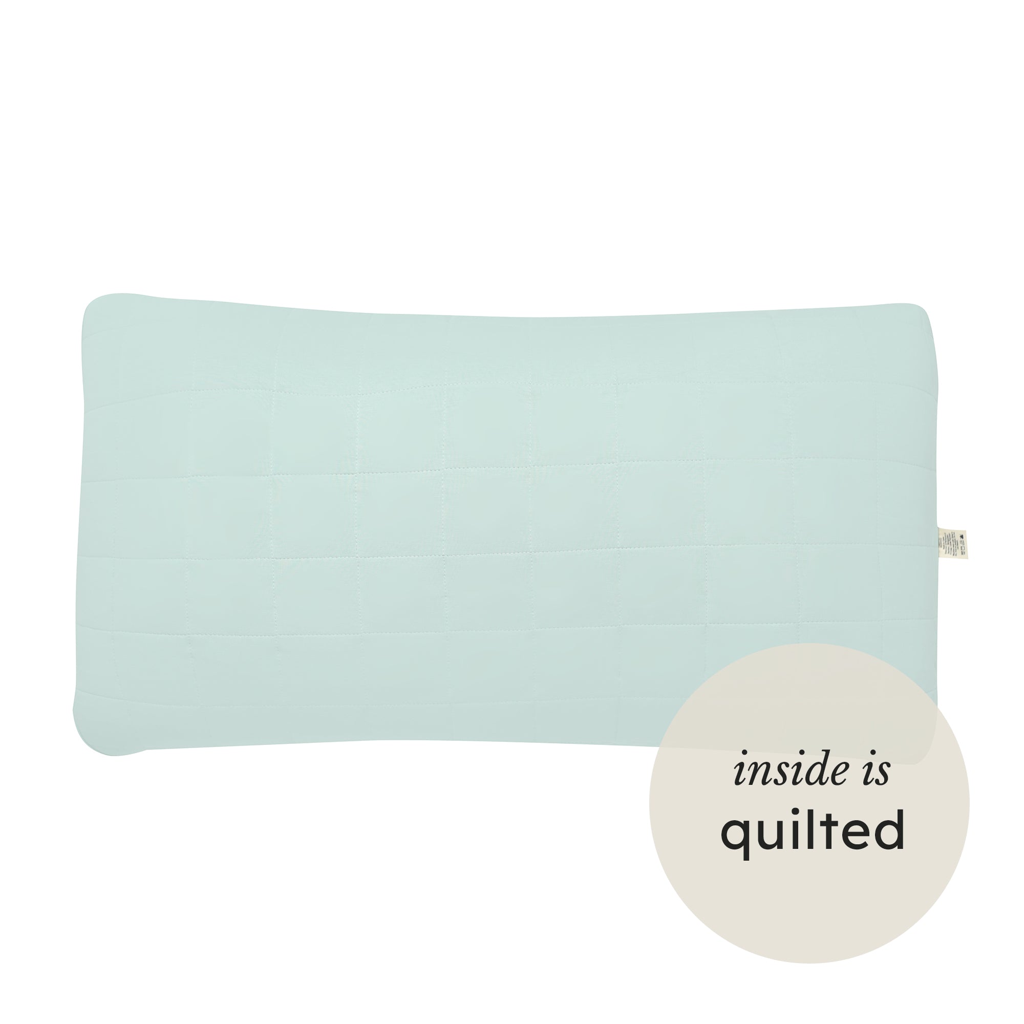 King Quilted Pillowcase in Sage