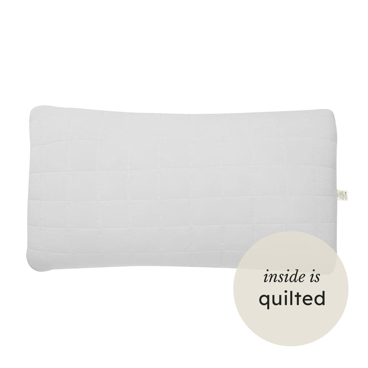 King Quilted Pillowcase in Storm