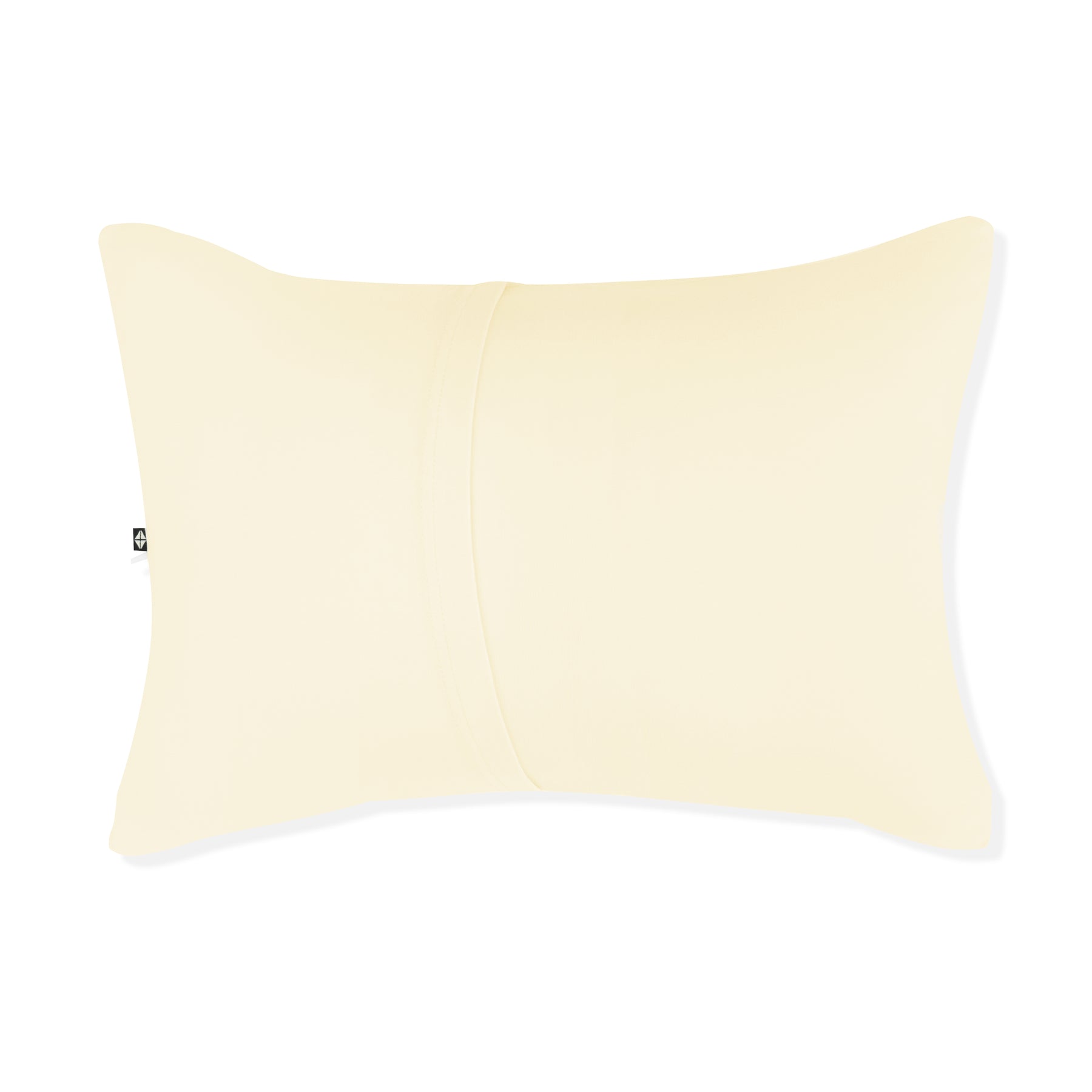 Back of the Toddler Pillowcase in Chamomile showing the envelope closure