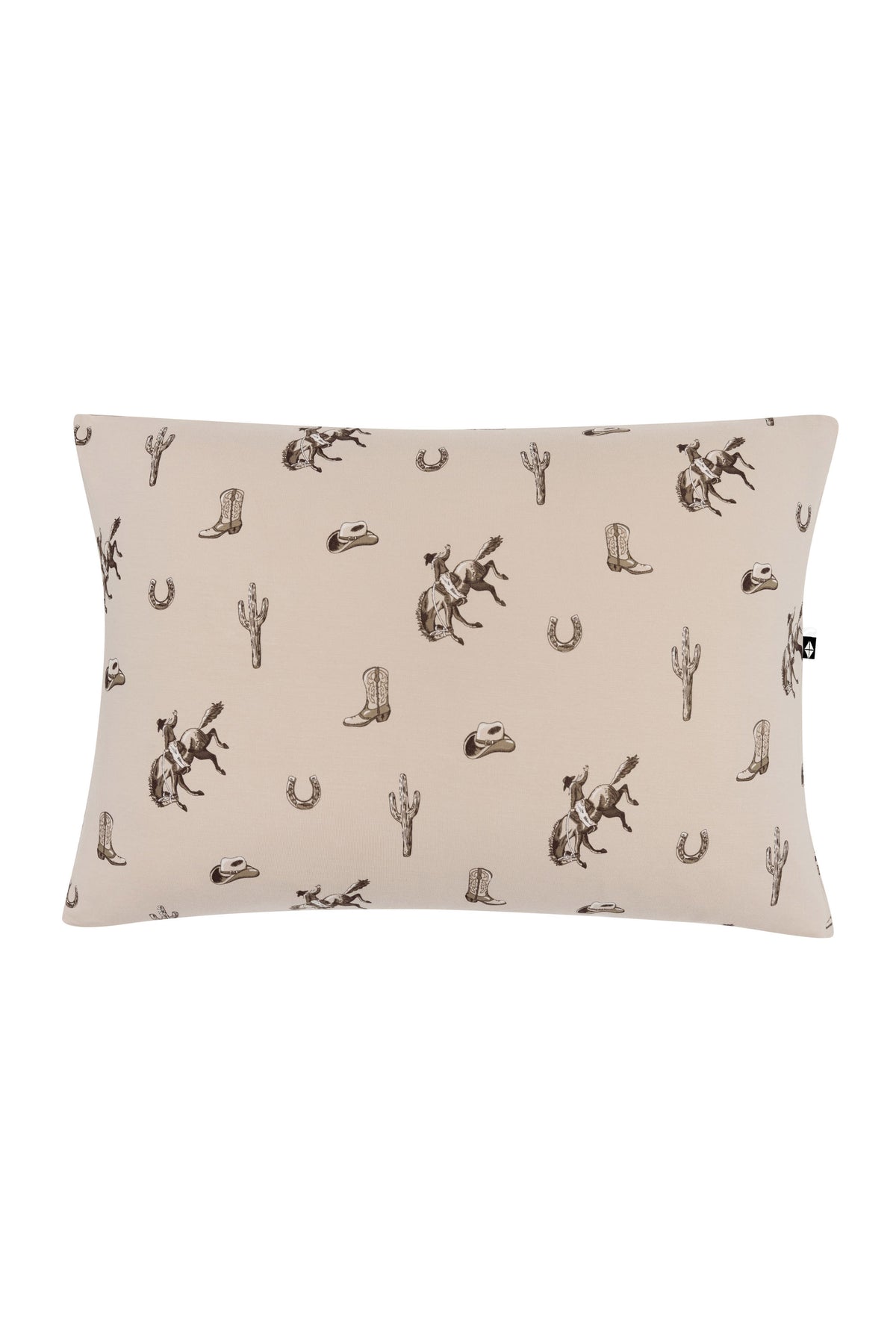 Front of the Toddler Pillowcase in Classic Cowboy