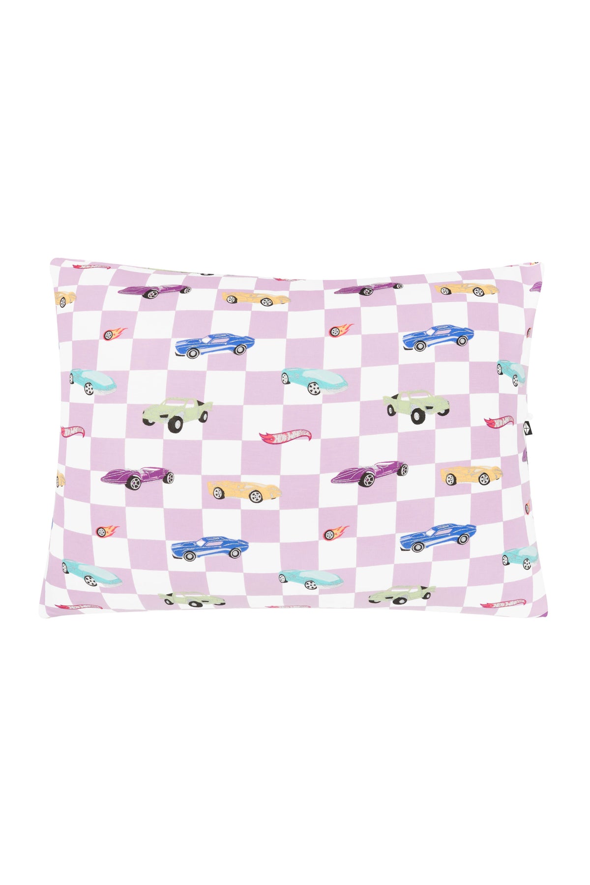 The front of the Toddler Pillowcase in Sparkles and Speed