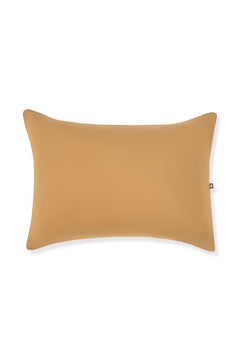 Front side of Toddler Pillowcase in Ochre on a white background