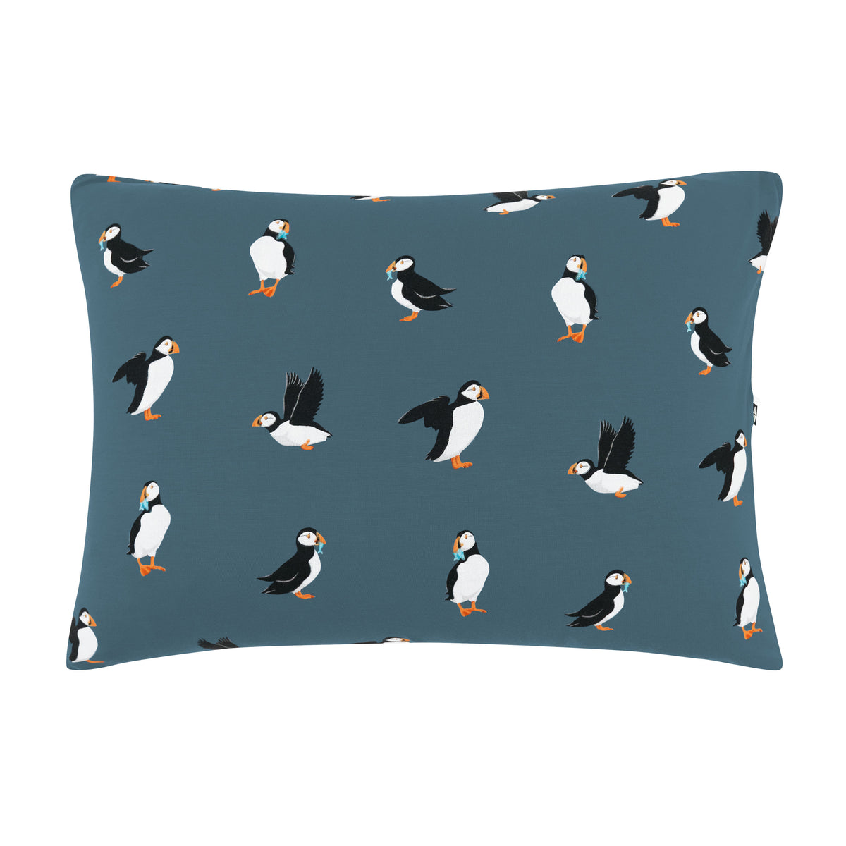 Front of the Toddler Pillowcase in Puffin
