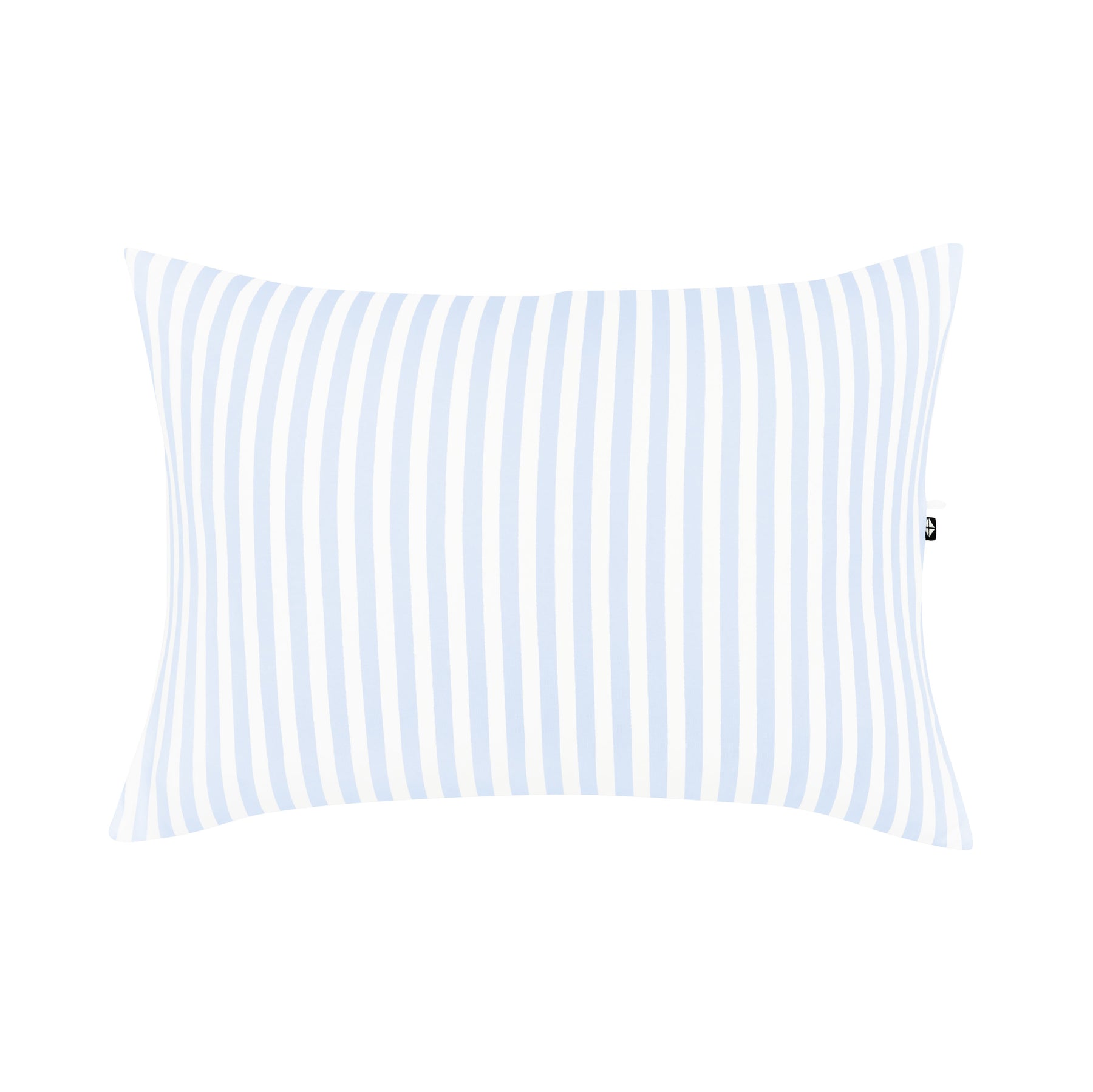 Product photo of the front of Toddler Pillowcase in Small Mist Stripe
