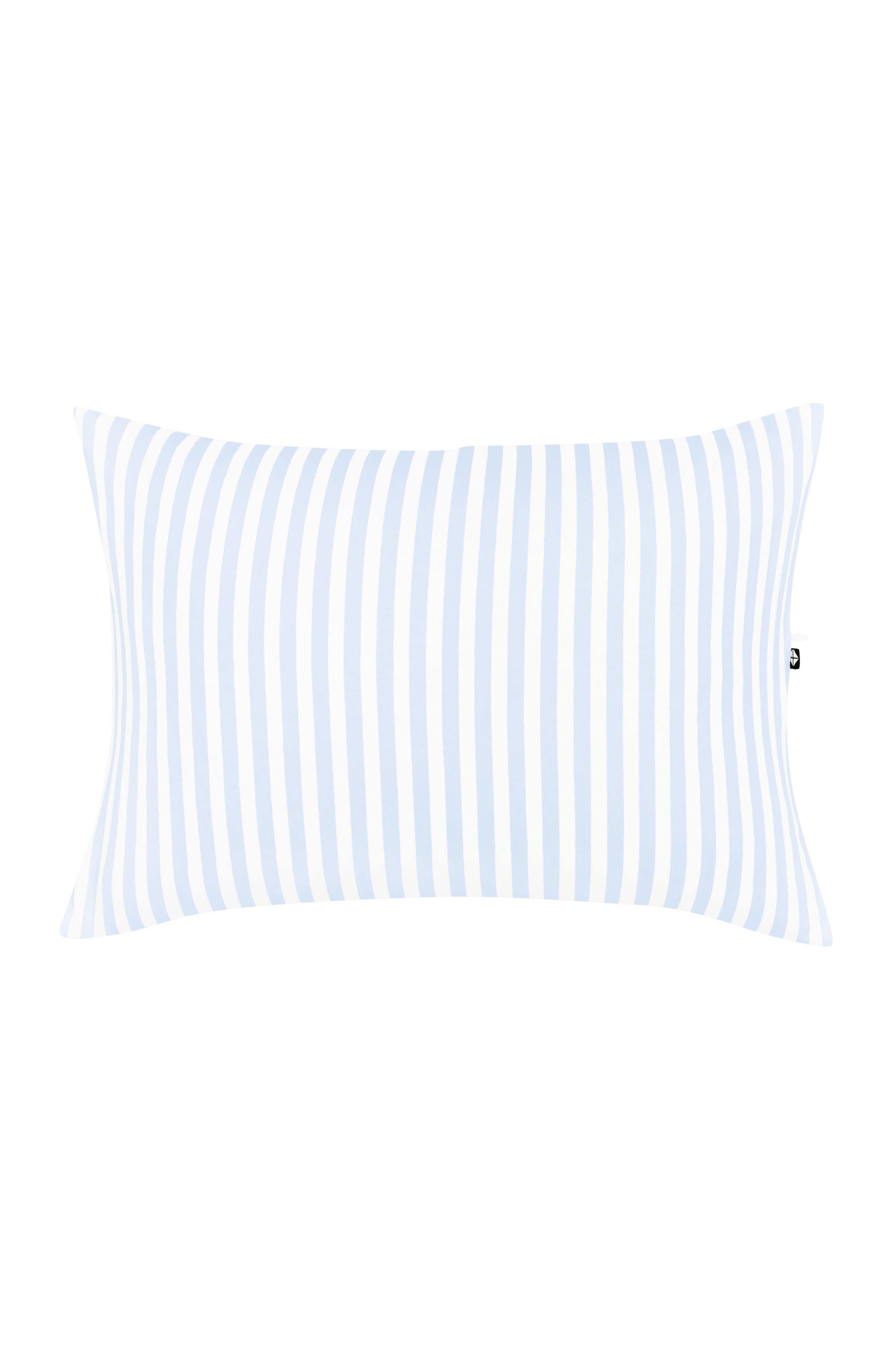 Product photo of the front of Toddler Pillowcase in Small Mist Stripe