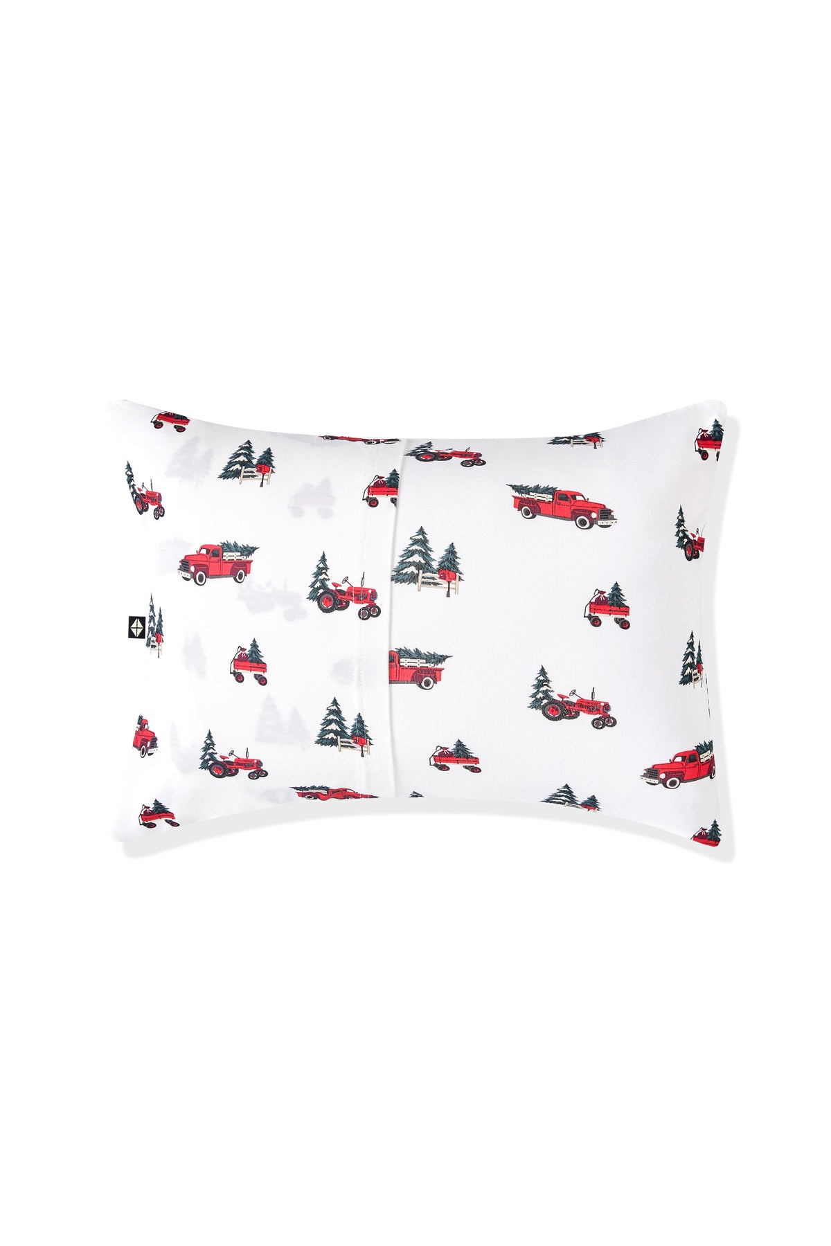 Toddler Pillowcase in Holiday Tree Farm